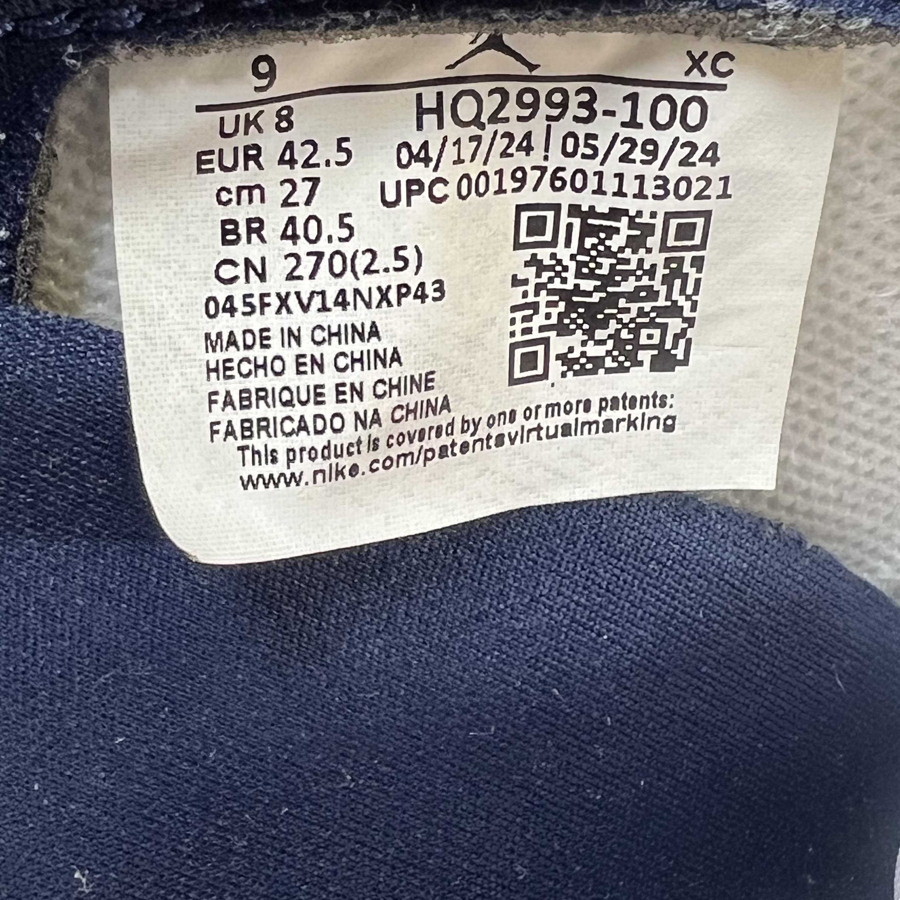 SP10051 Jordan 1 Retro Low OG Howard University