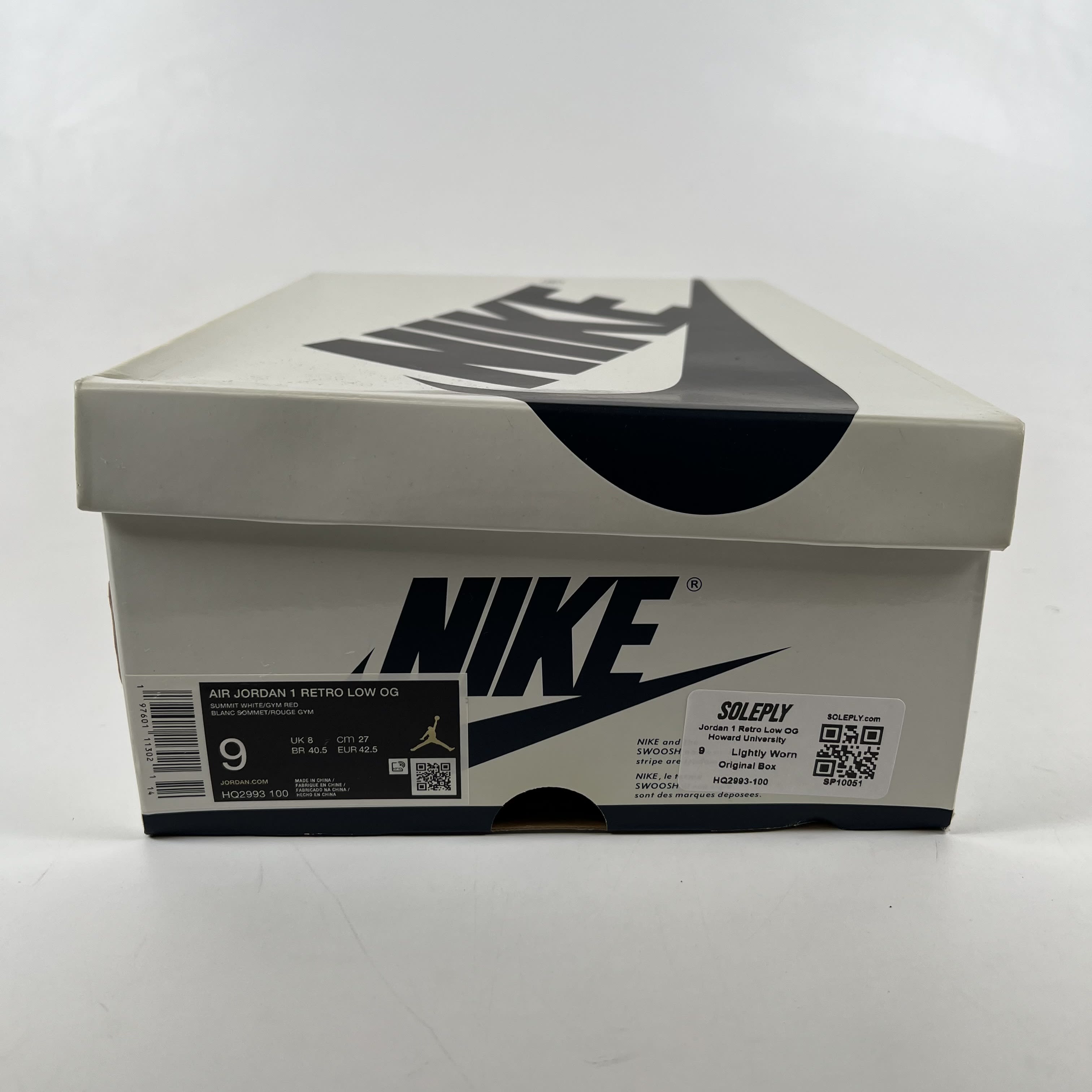 SP10051 Jordan 1 Retro Low OG Howard University