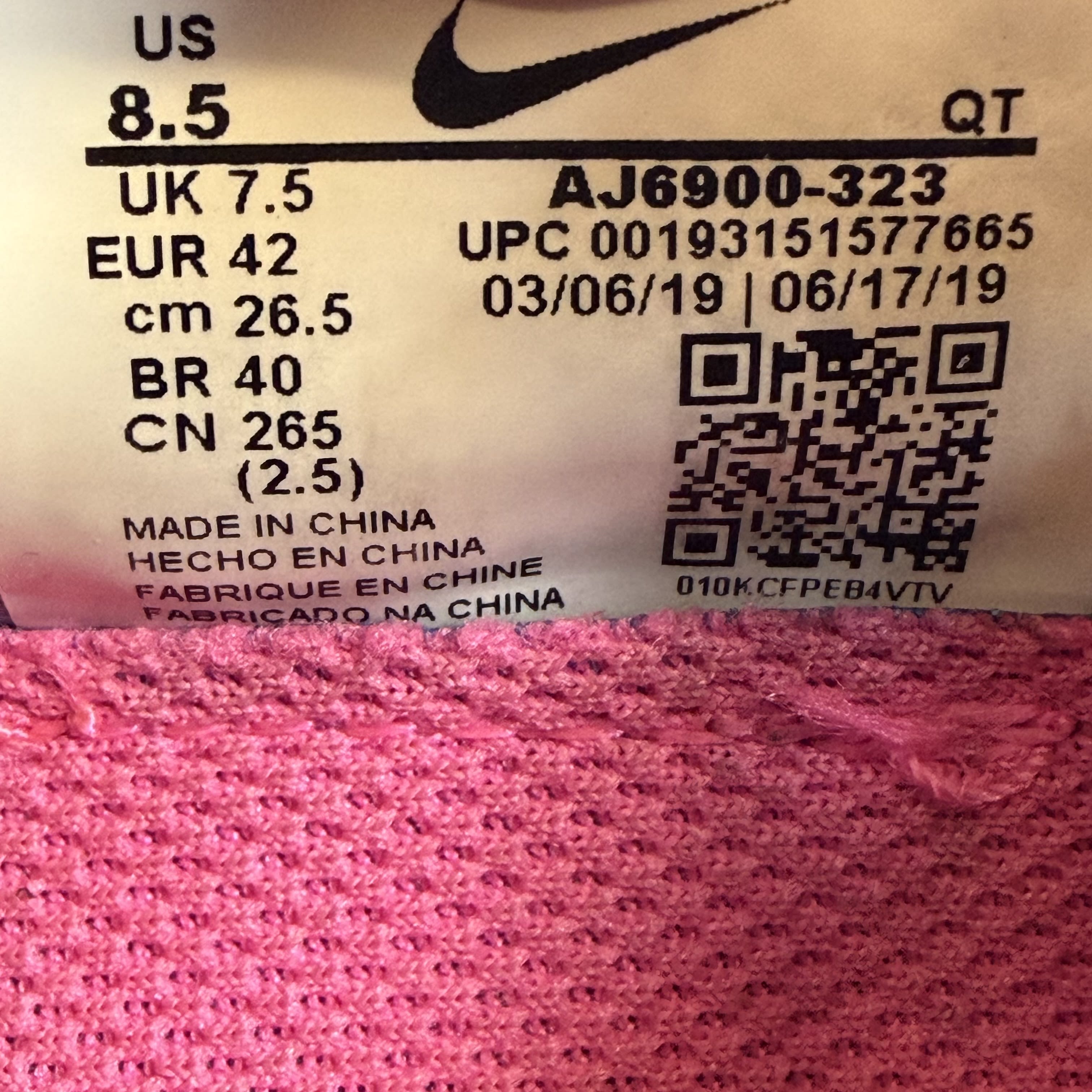 SP8181 Nike Air VaporMax Flyknit 3 South Beach