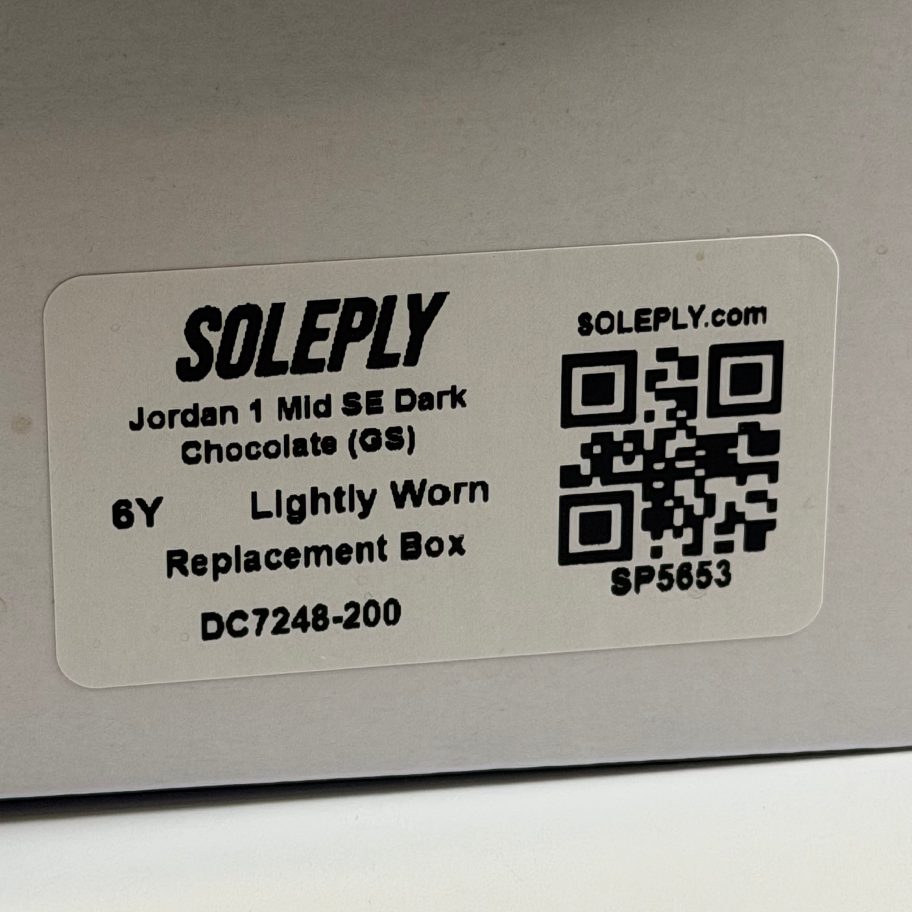 SP5653 Jordan 1 Mid SE Dark Chocolate (GS)