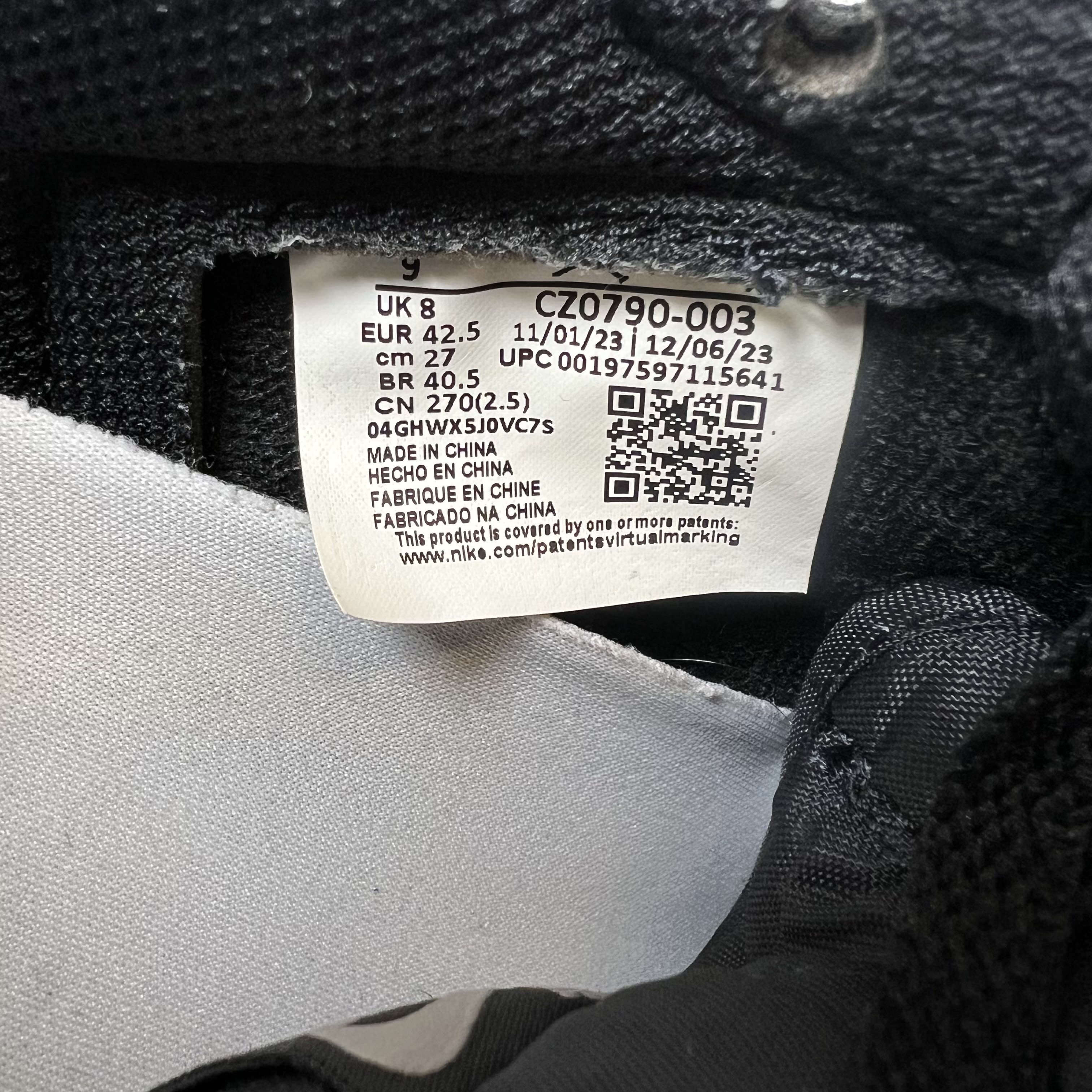 SP10052 Jordan 1 Retro Low OG Shadow (2024)