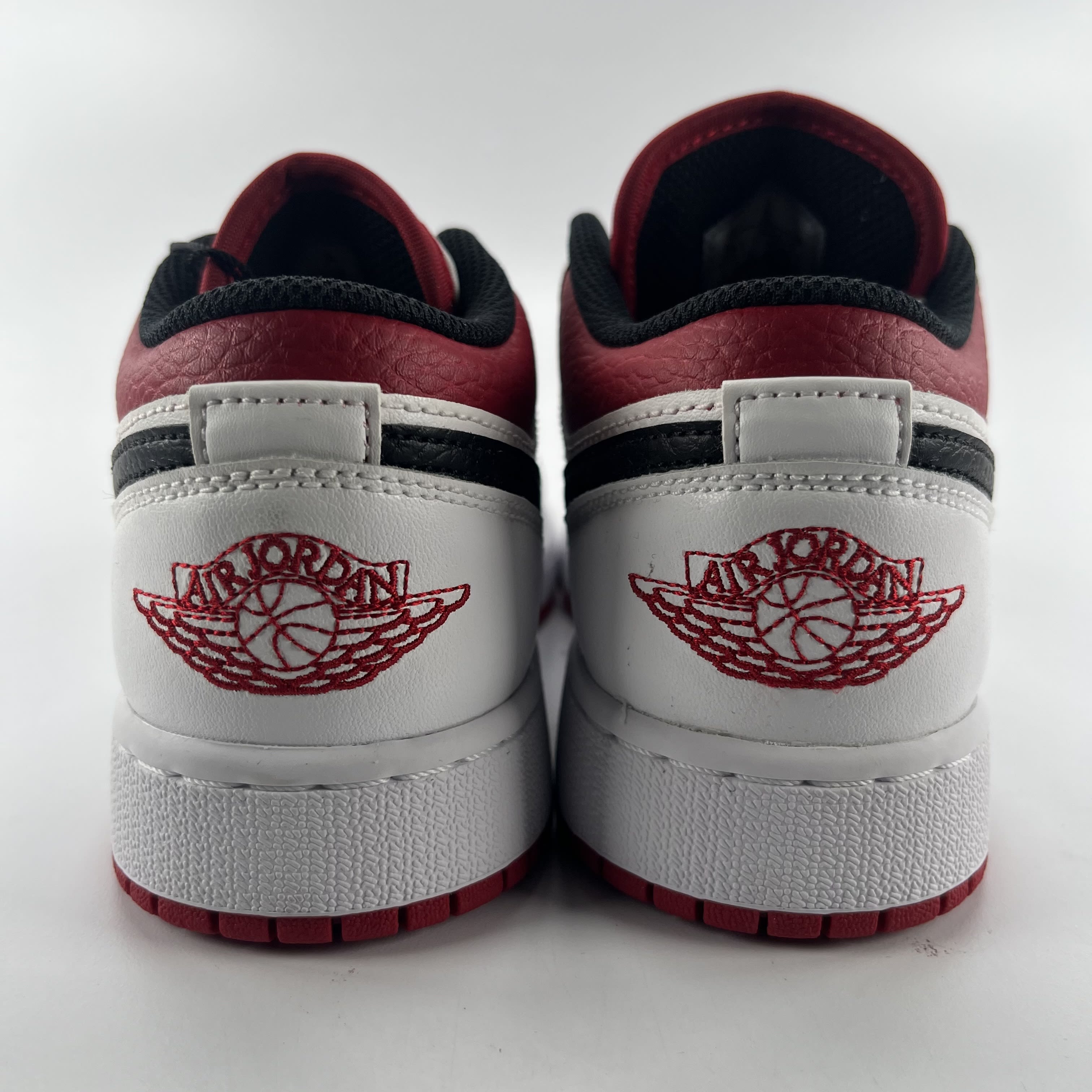 281876 Air Jordan 1 Low GS 'White Gym Red'