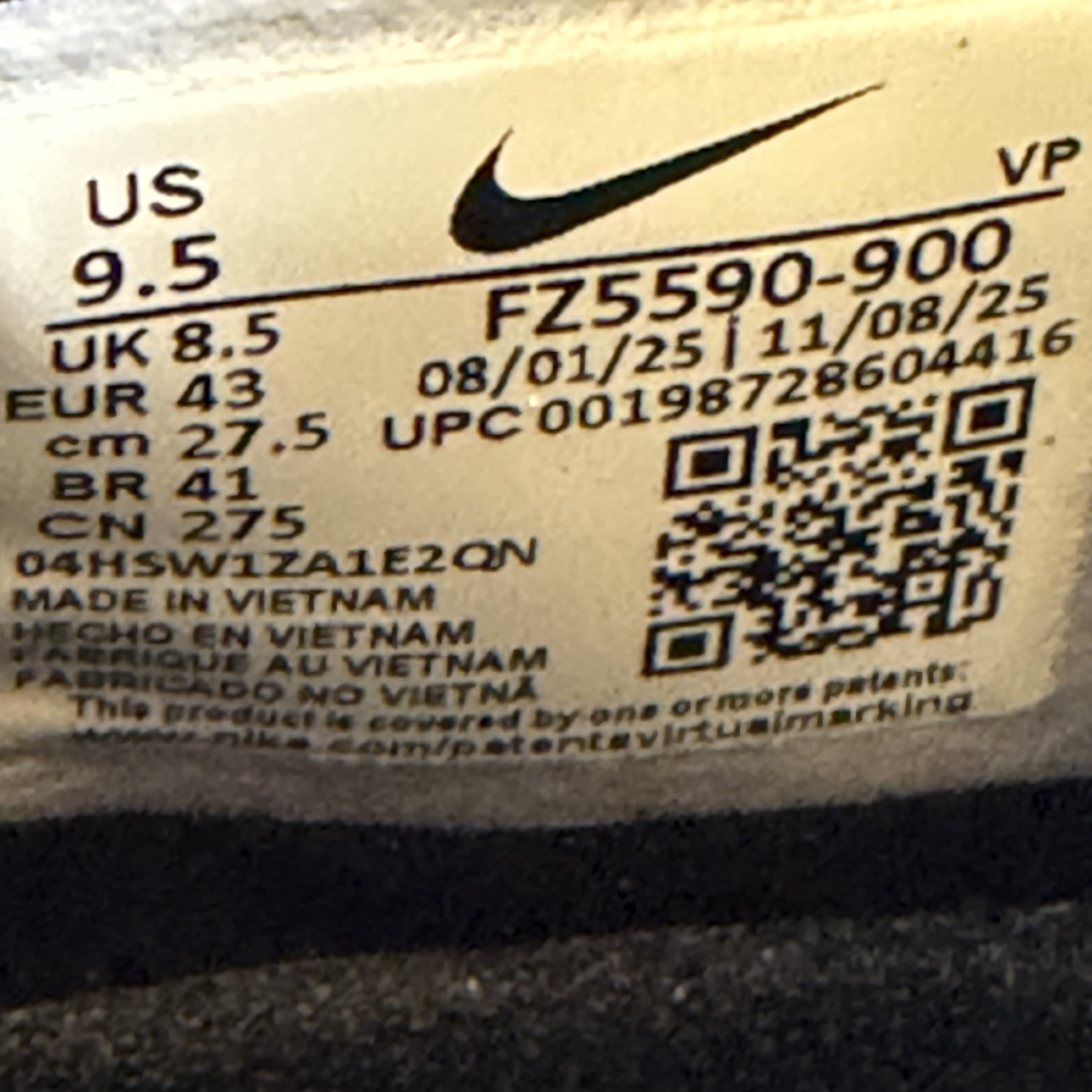 SP9073 Nike GT Future Metallic Red Bronze