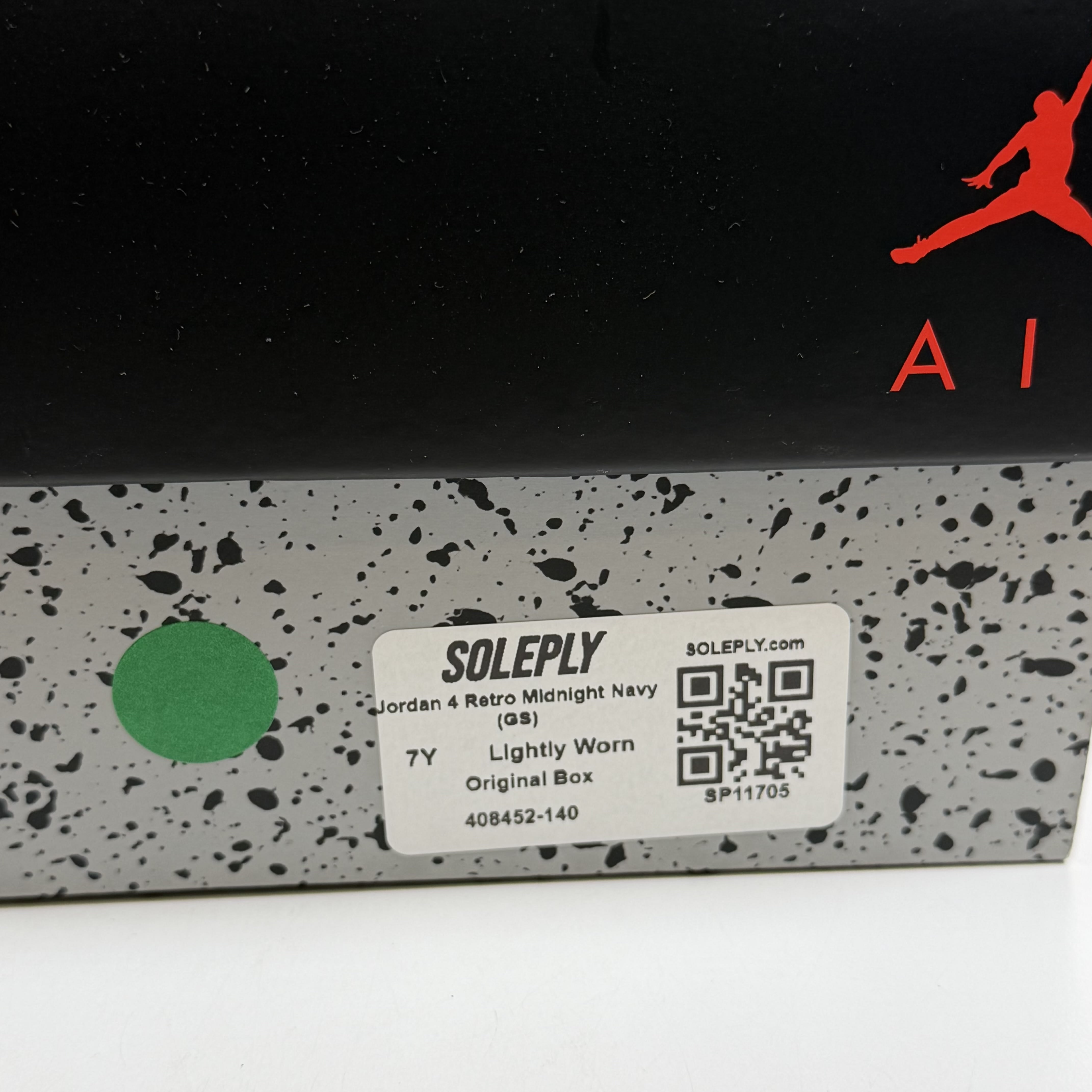 SP11705 Jordan 4 Retro Midnight Navy (GS)