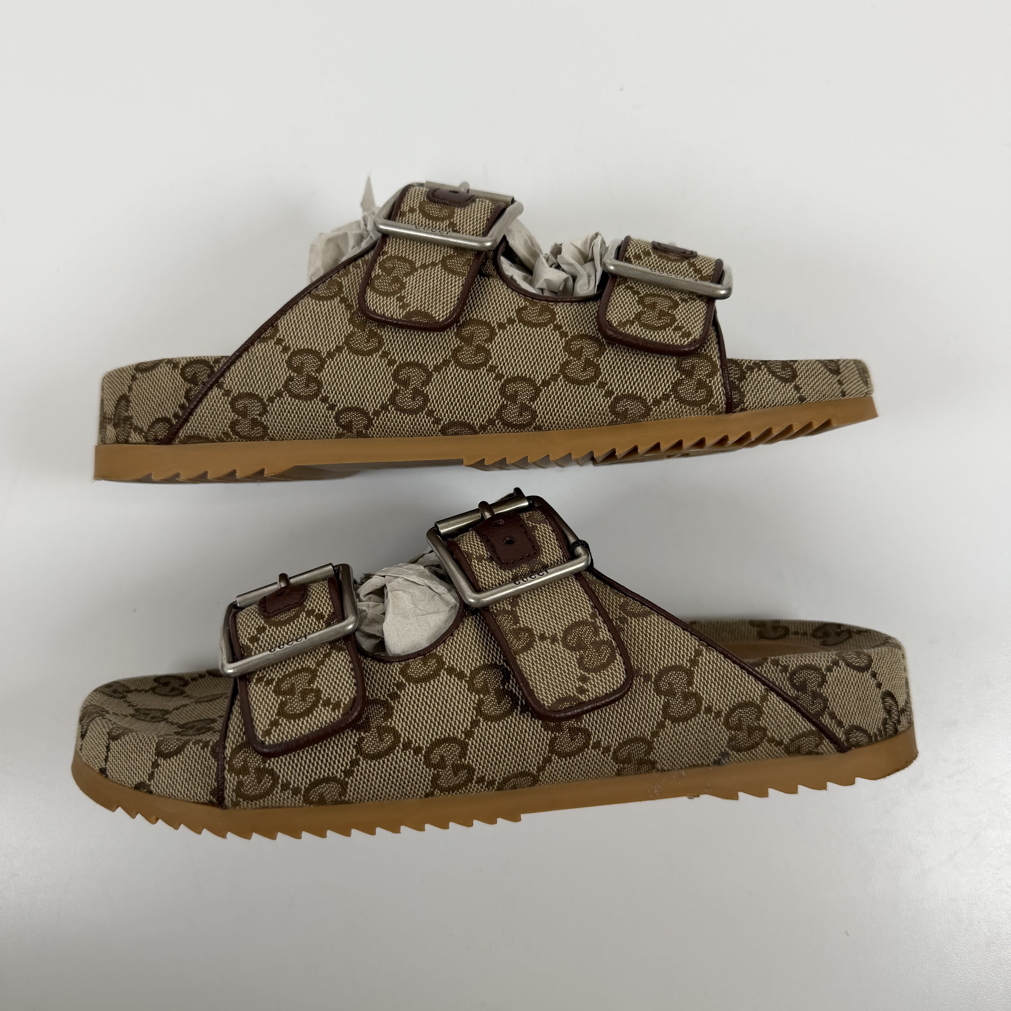 SP7238 Gucci Slide Sandal Strap 'Beige Monogram'
