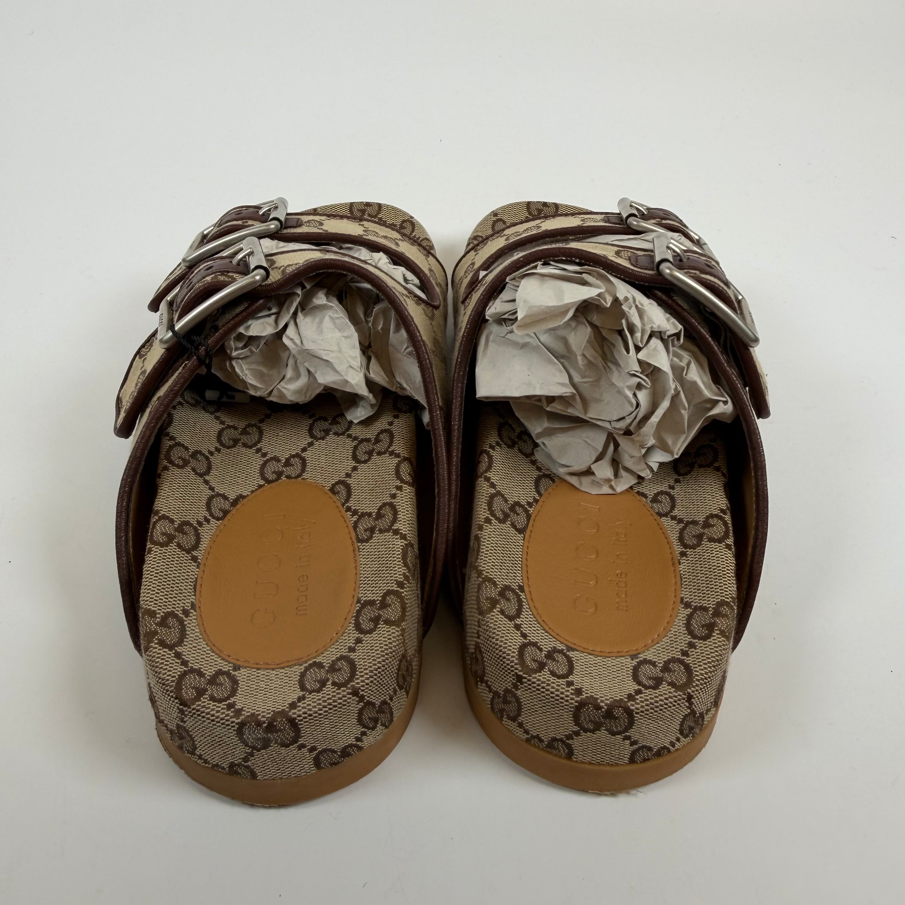 SP7238 Gucci Slide Sandal Strap 'Beige Monogram'