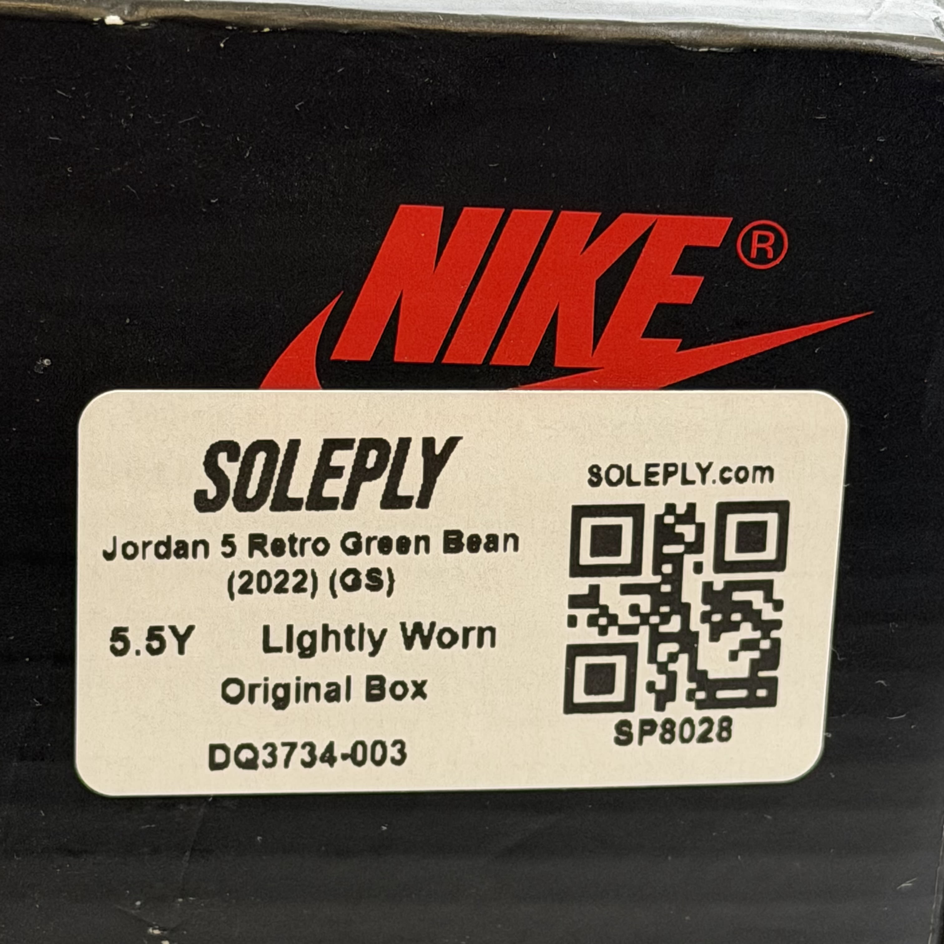 SP8028 Jordan 5 Retro Green Bean (2022) (GS)