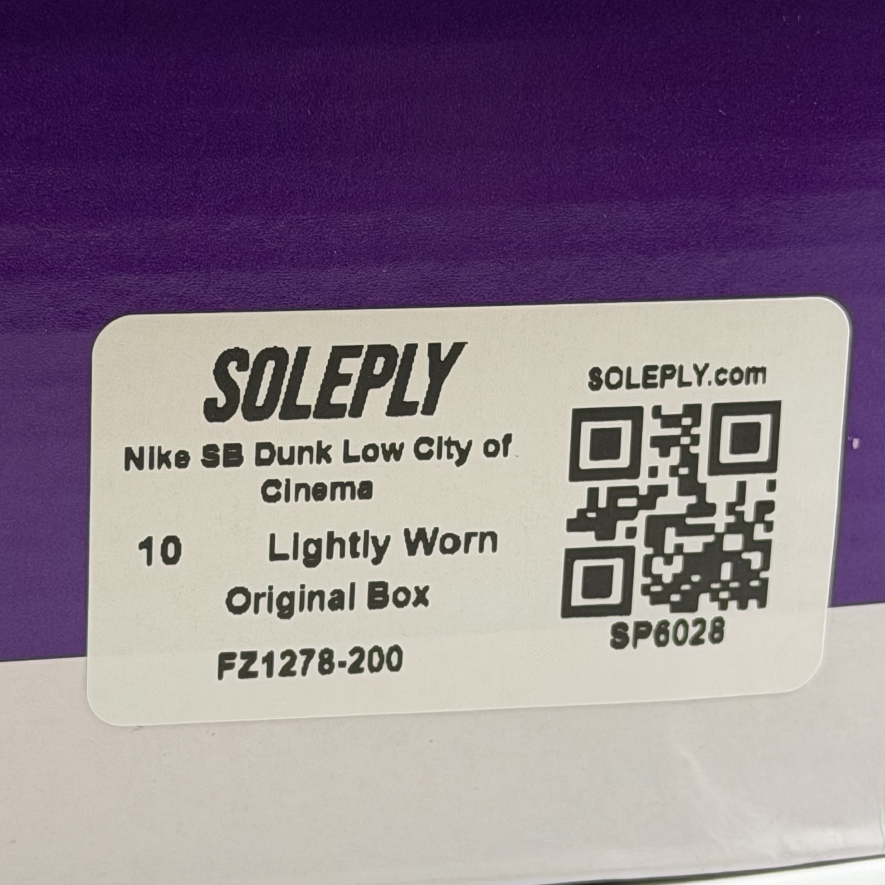 SP6028 Nike SB Dunk Low City of Cinema