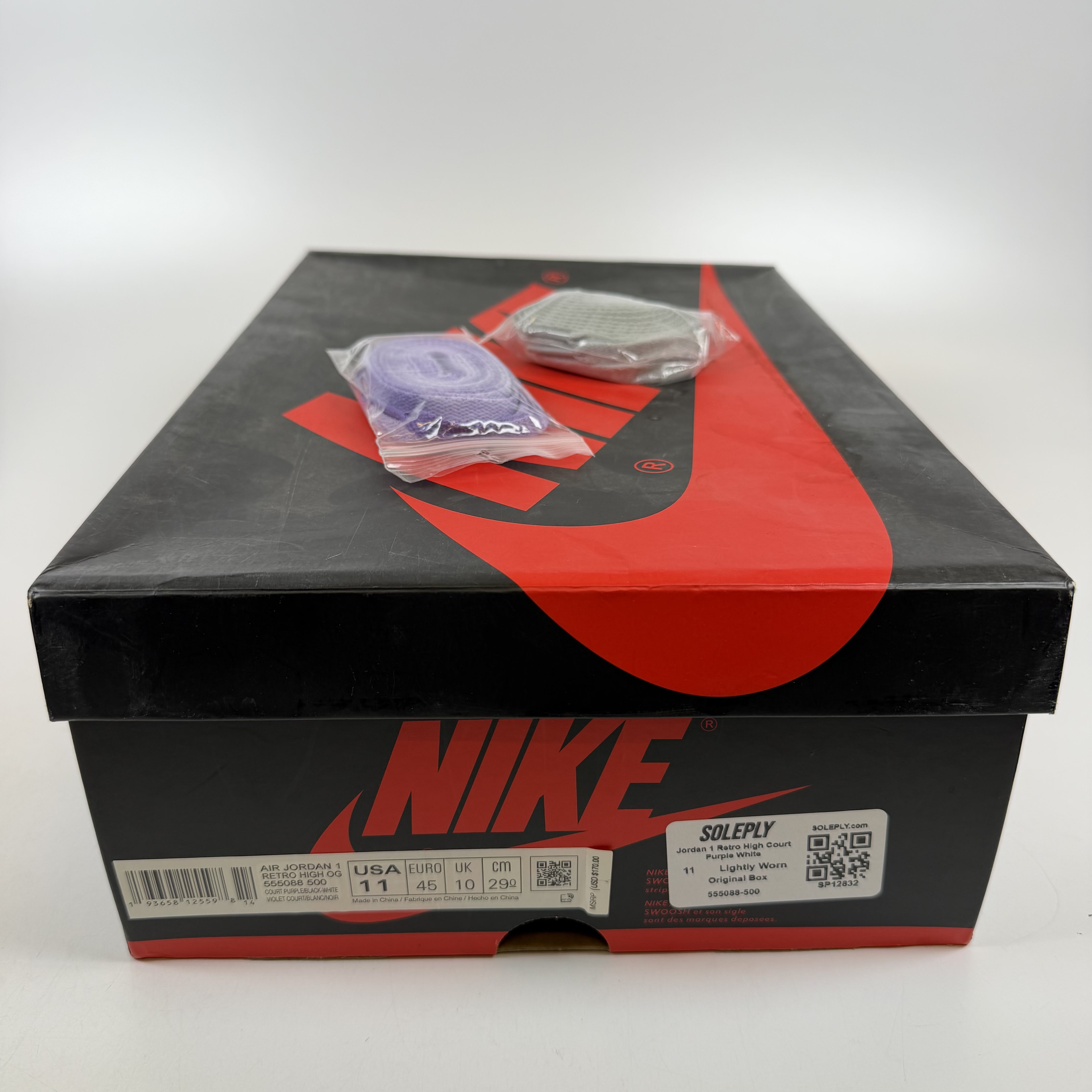 SP12832 Jordan 1 Retro High Court Purple White