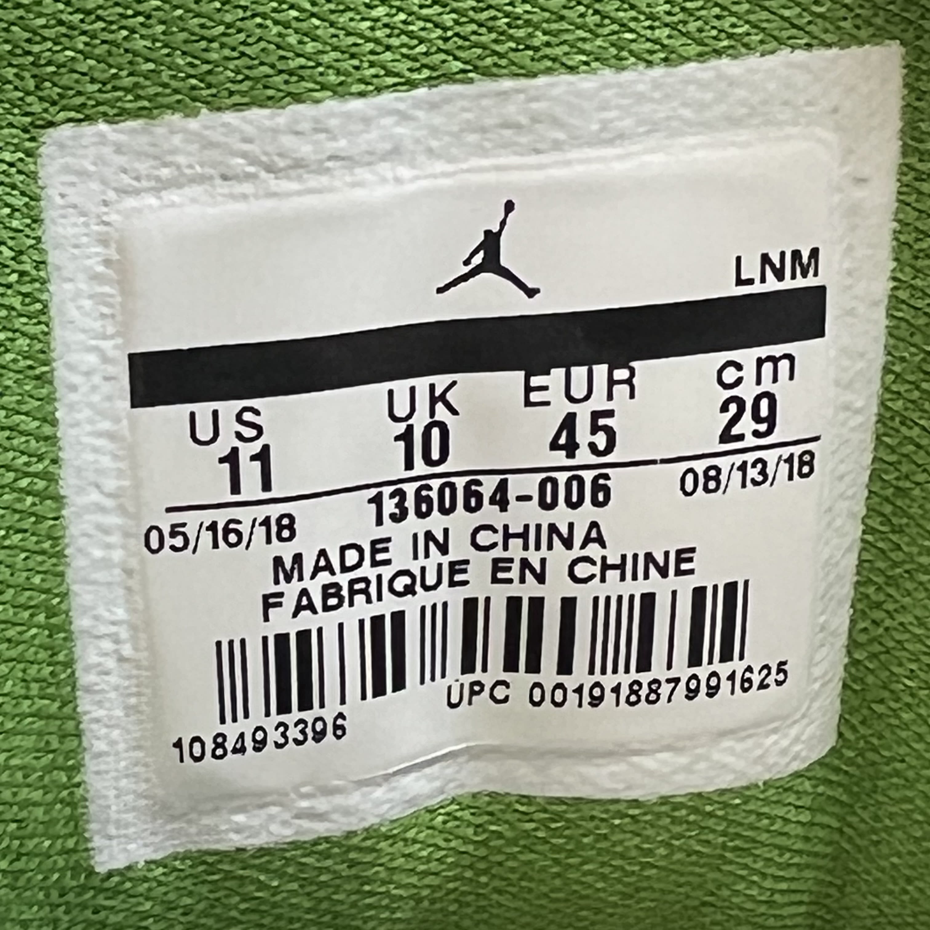 721696 Air Jordan 3 Retro 'Chlorophyll'