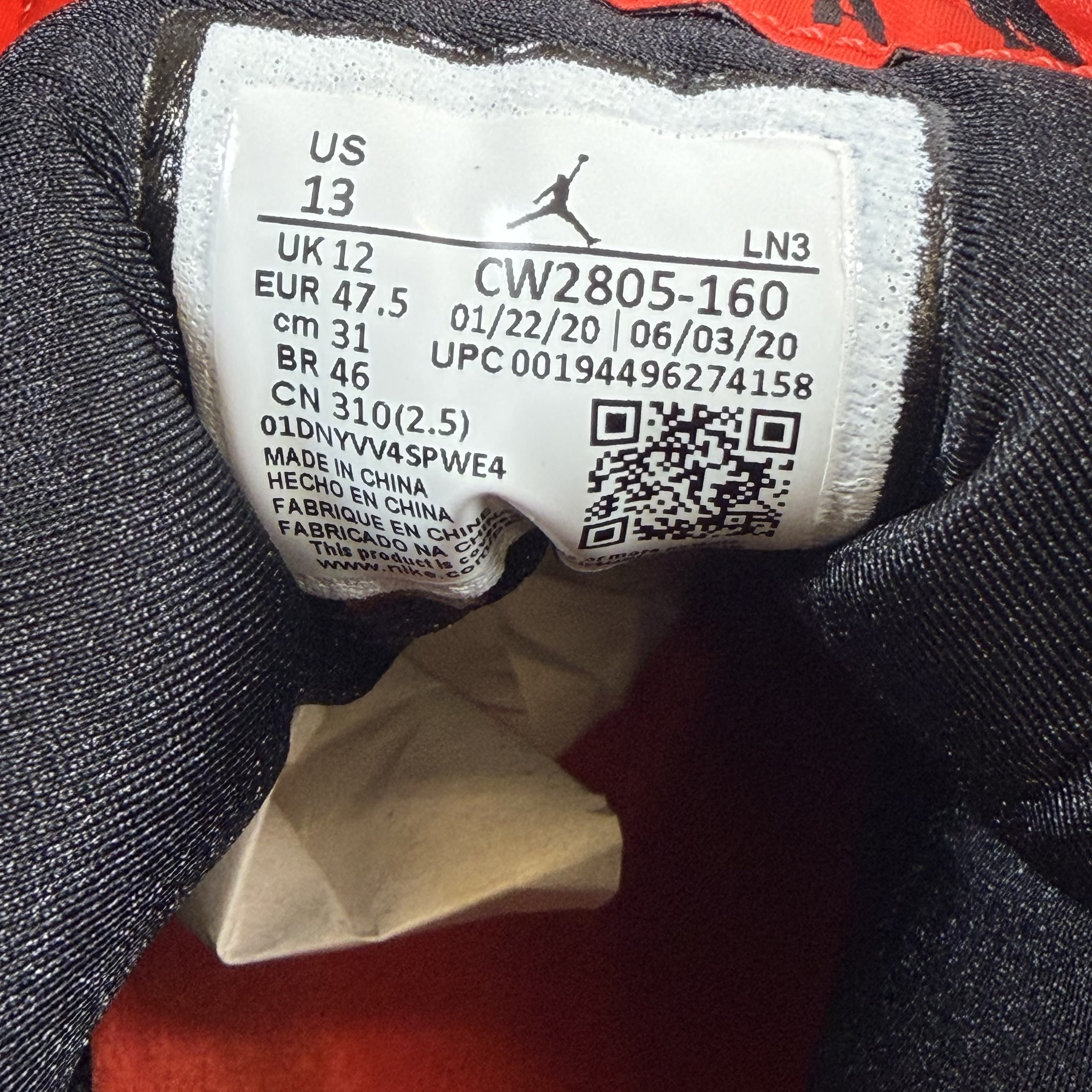SP12226 Jordan 7 Retro Greater China