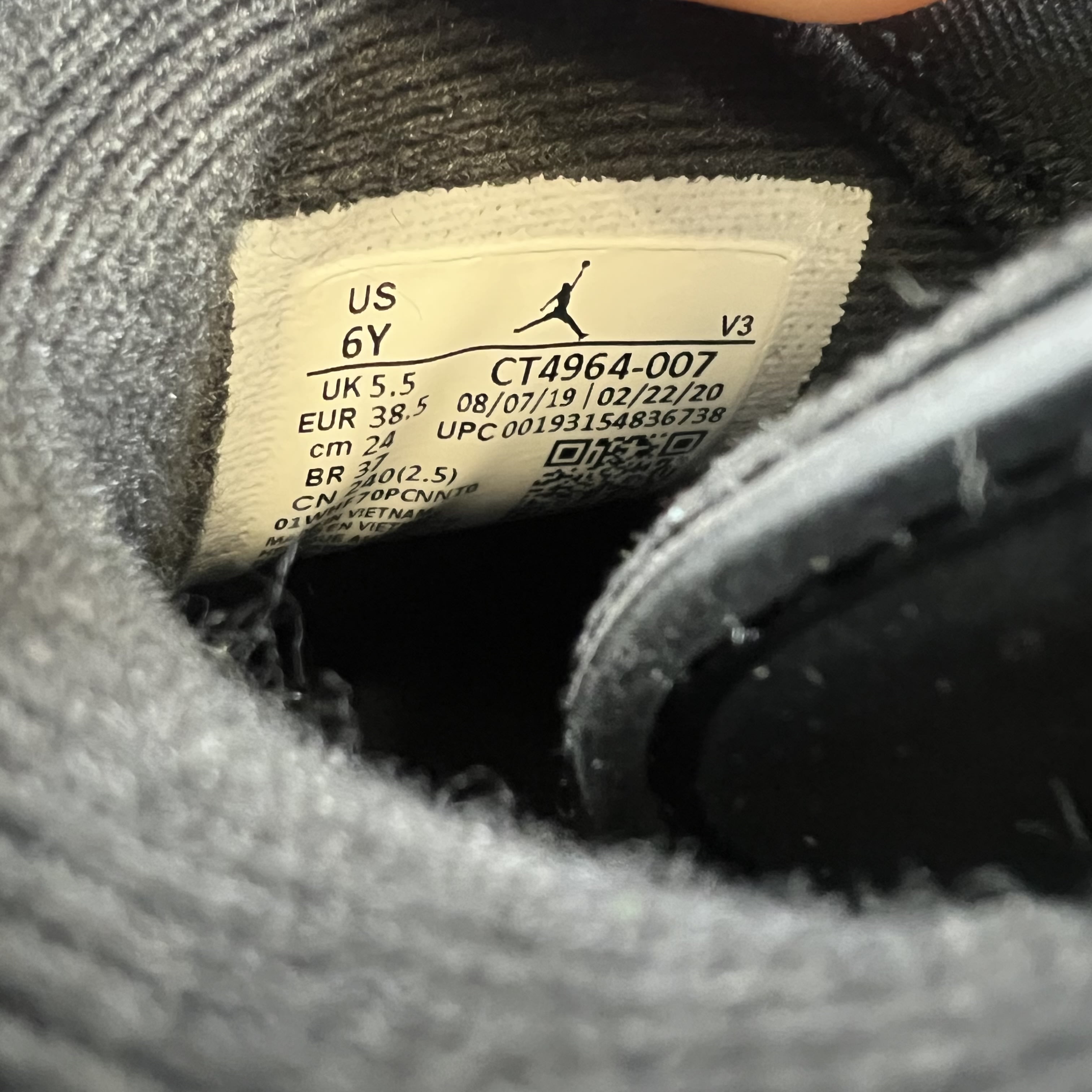 798750 Air Jordan 6 GS DMP 2020