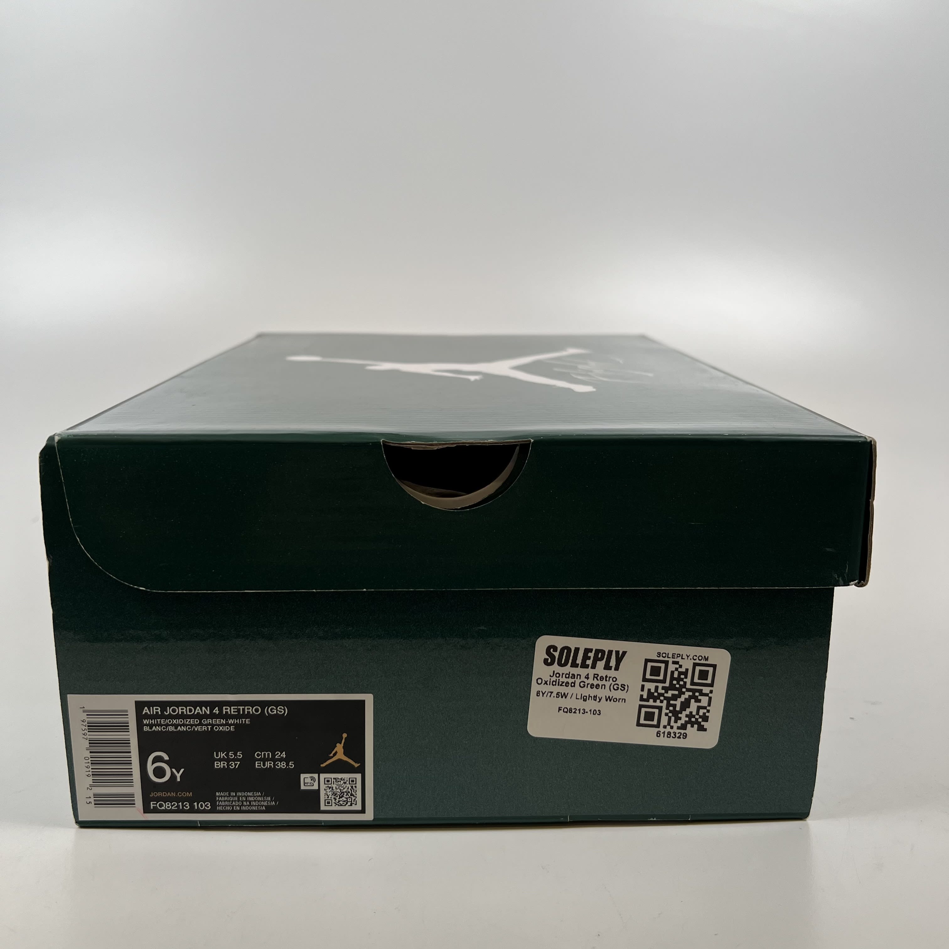618329 Jordan 4 Retro Oxidized Green (GS)