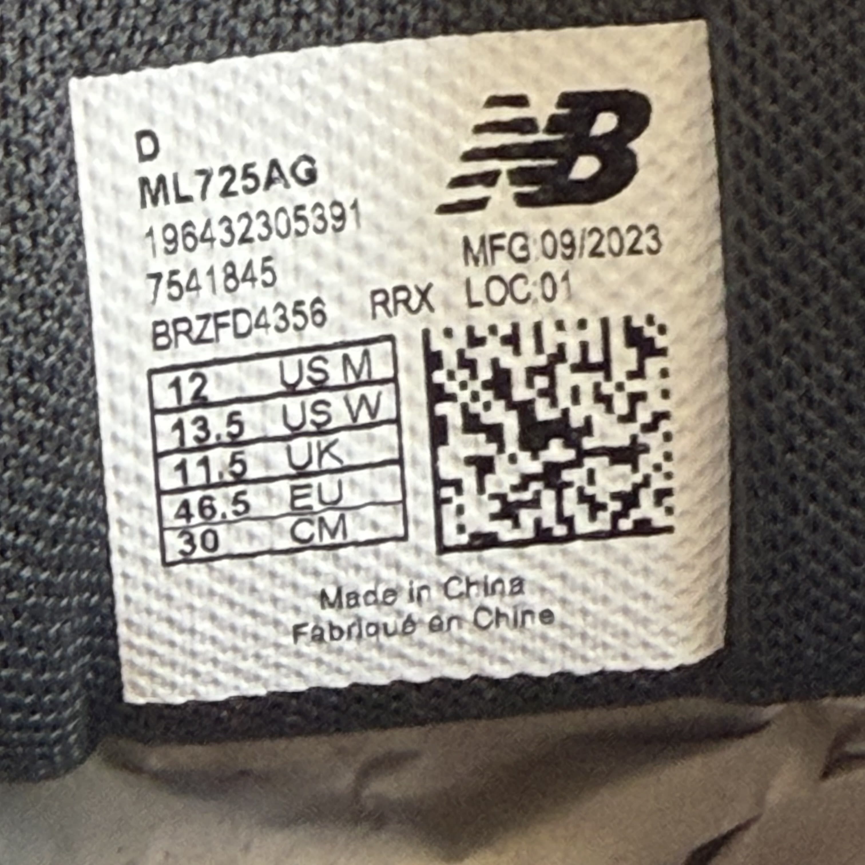 SP9474 New Balance 725 Blue/Grey