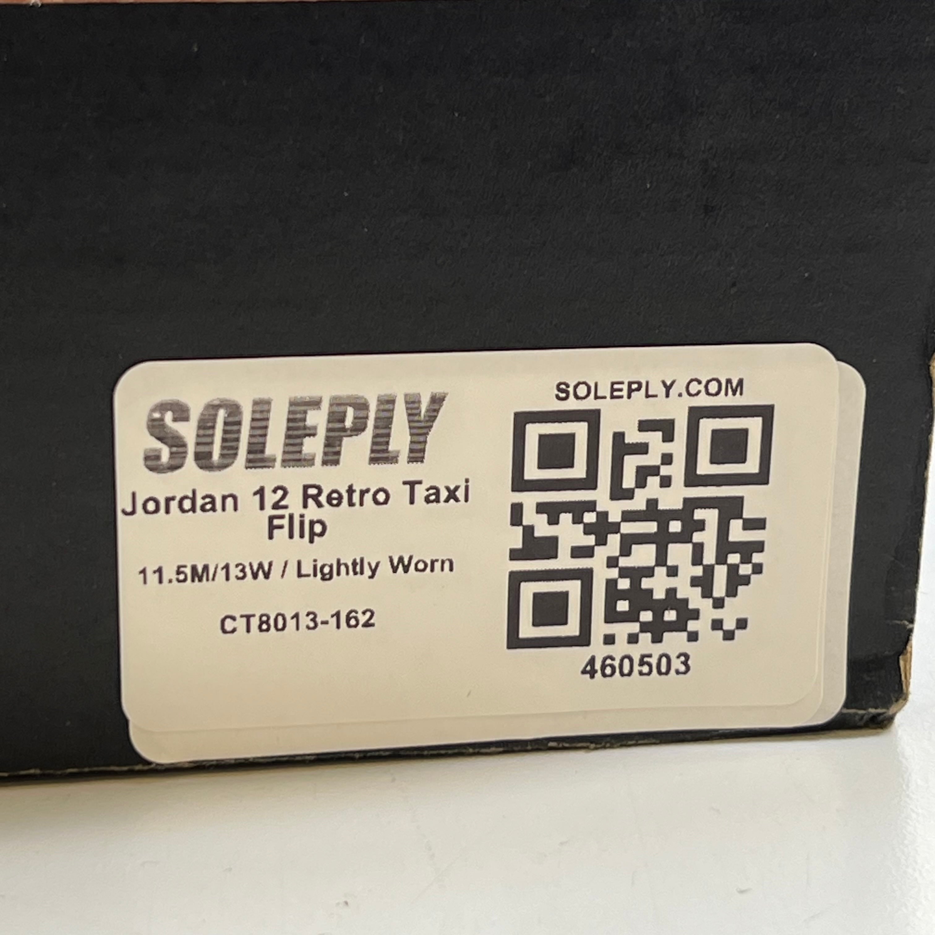 460503 Jordan 12 Retro Taxi Flip