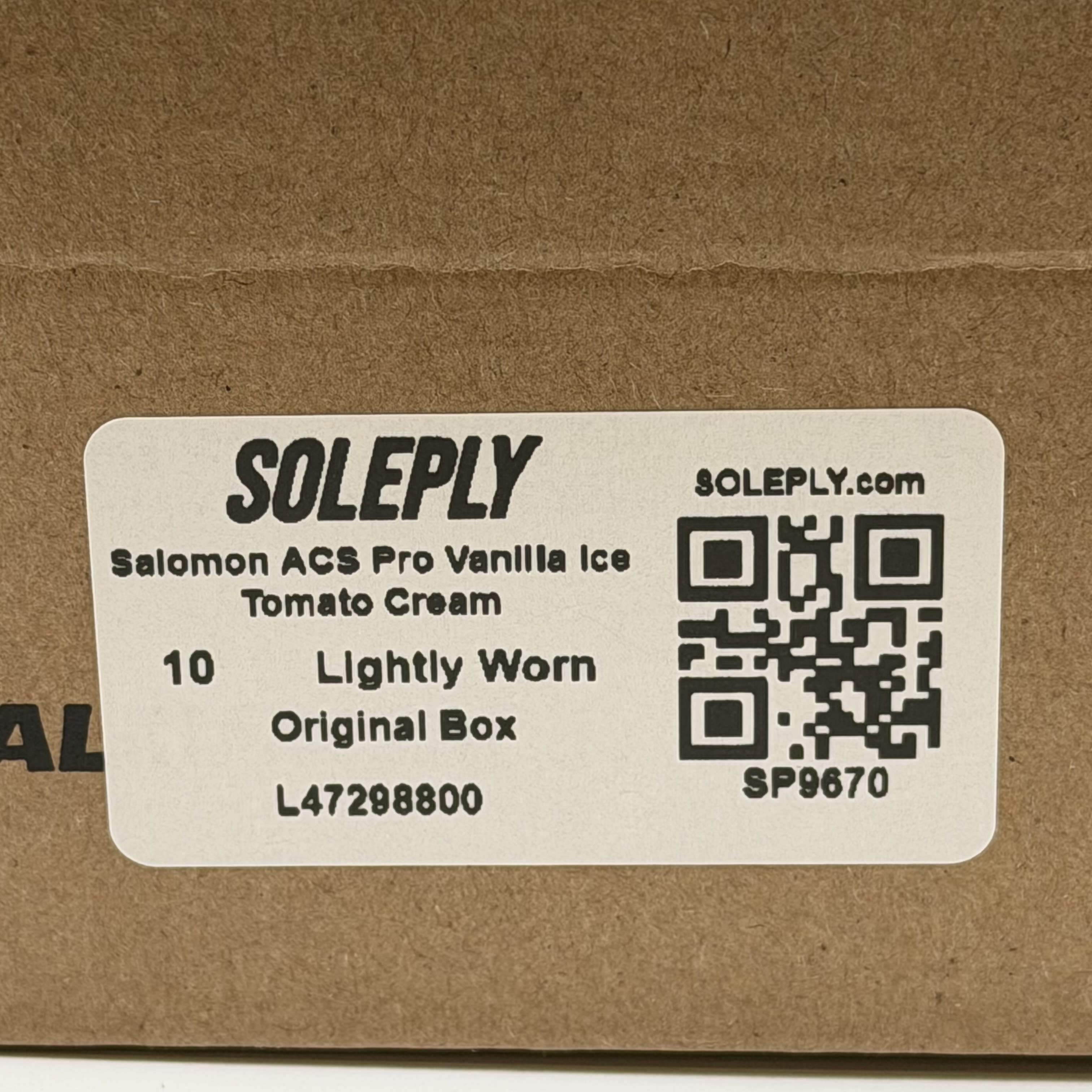 SP9670 Salomon ACS Pro Vanilla Ice Tomato Cream