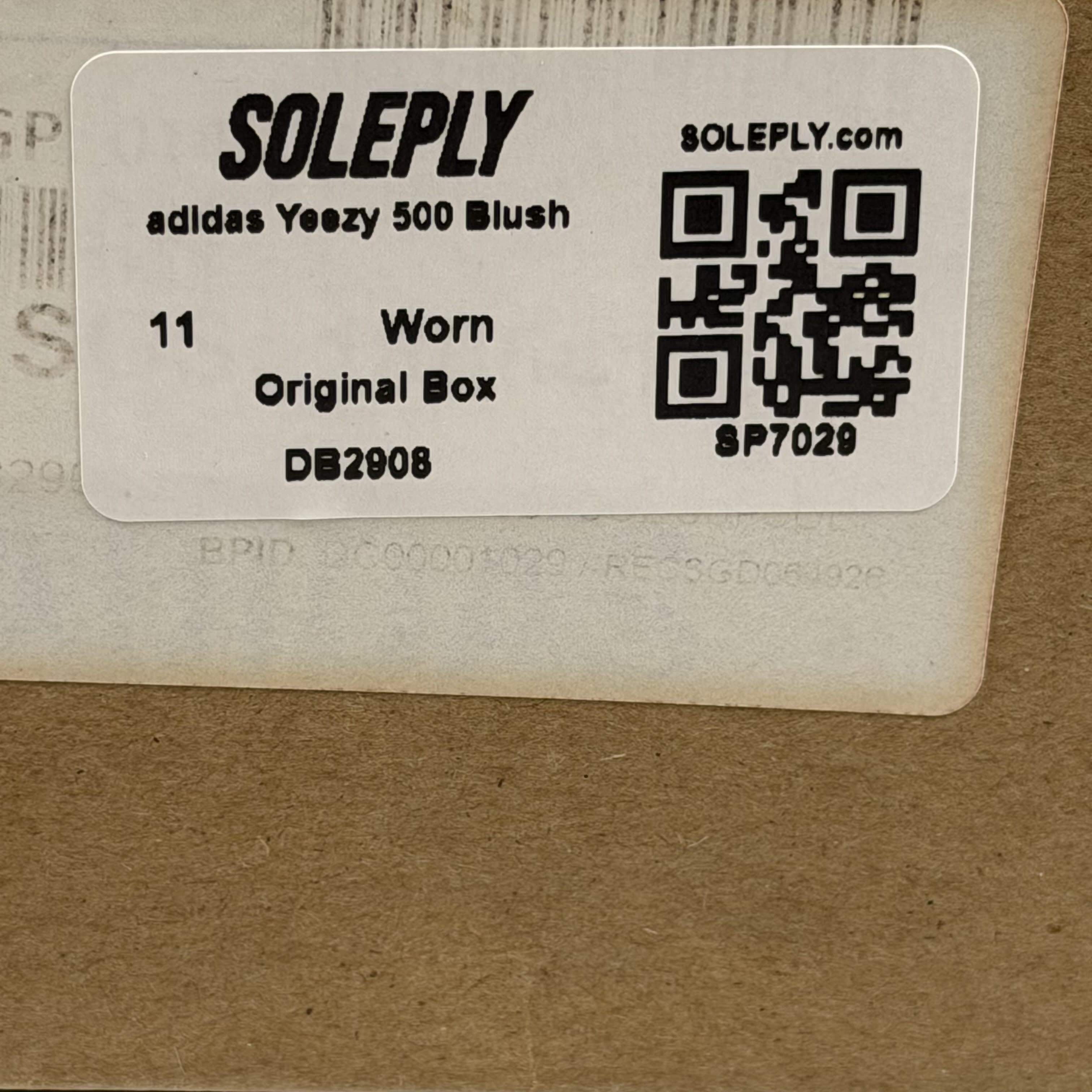 SP7029 adidas Yeezy 500 Blush