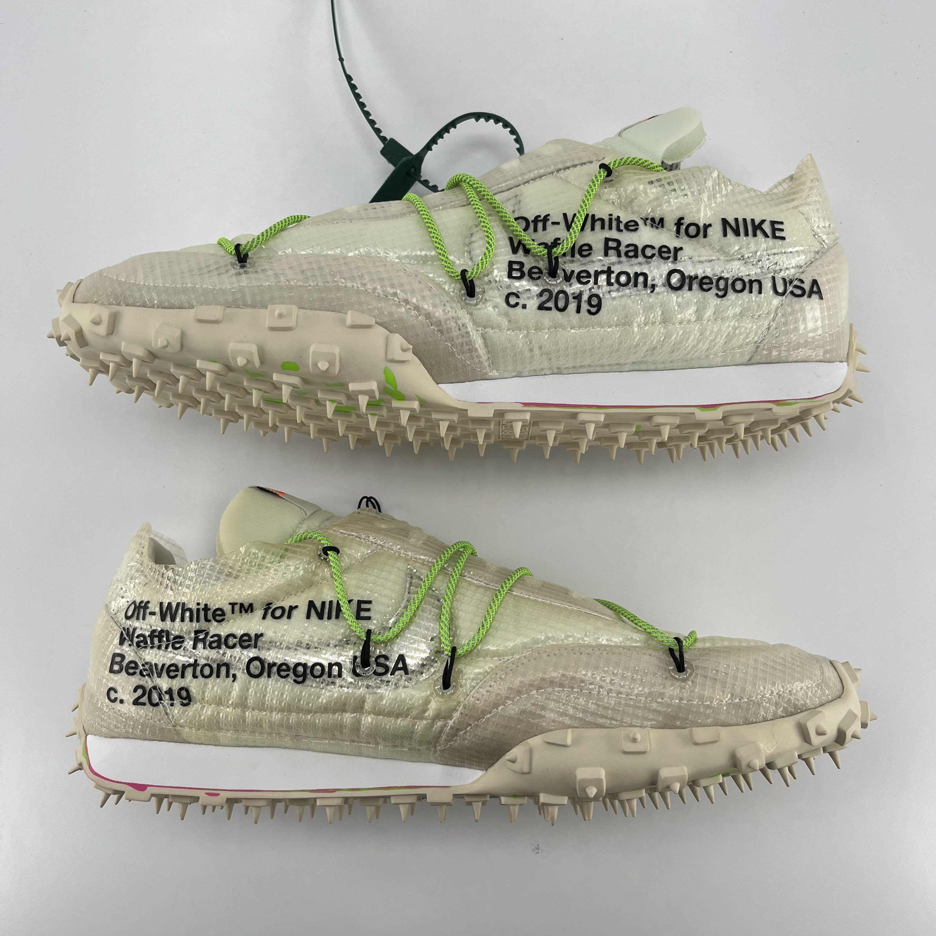 571874 Nike Waffle Racer Off-White White (Women's)