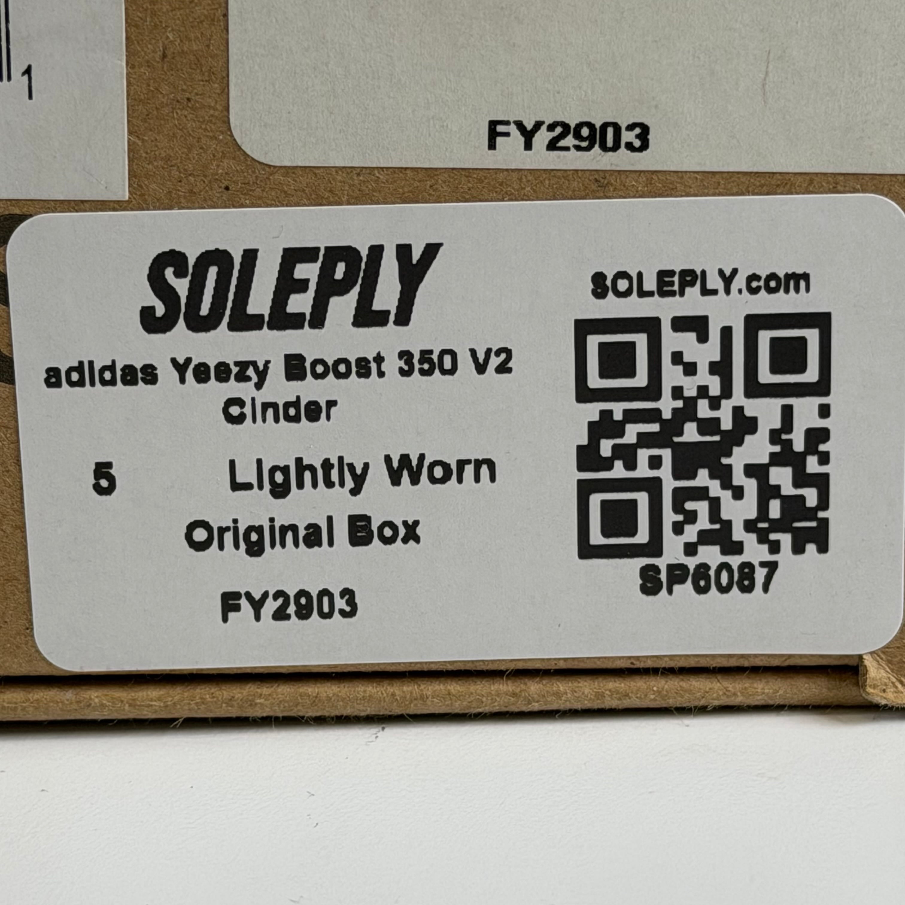 SP6087 adidas Yeezy Boost 350 V2 Cinder