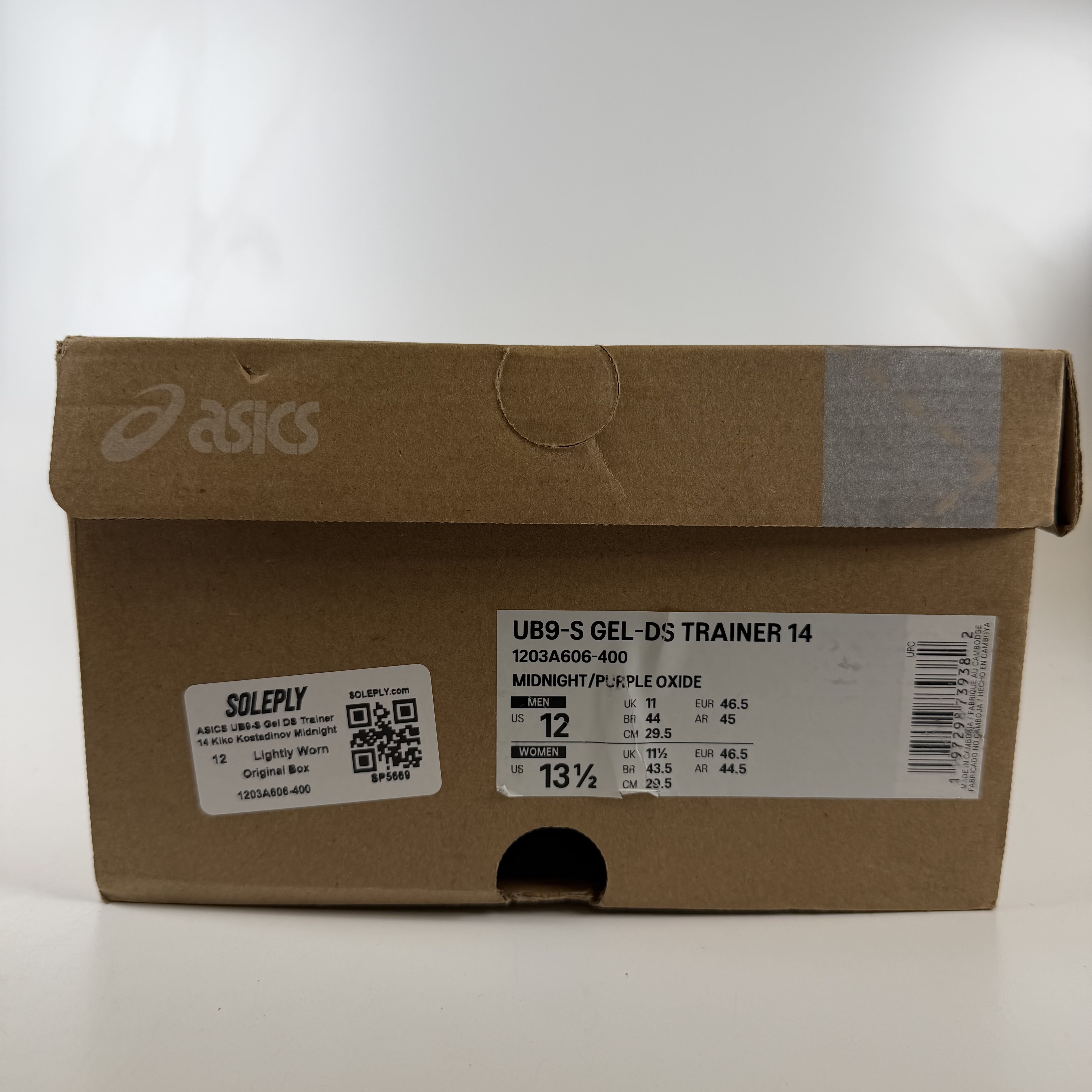 SP5669 ASICS UB9-S Gel DS Trainer 14 Kiko Kostadinov Midnight Purple Oxide