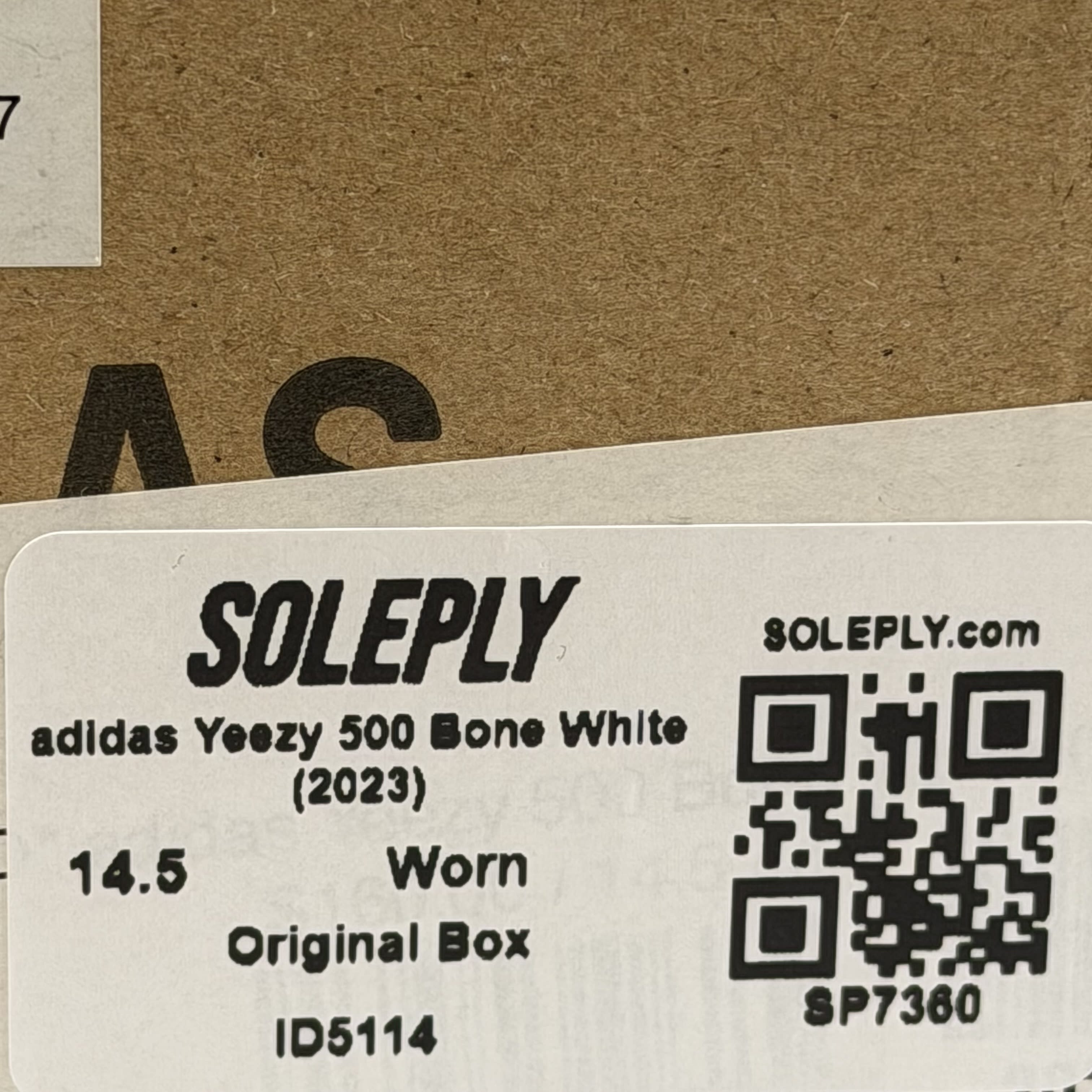 SP7360 adidas Yeezy 500 Bone White (2023)
