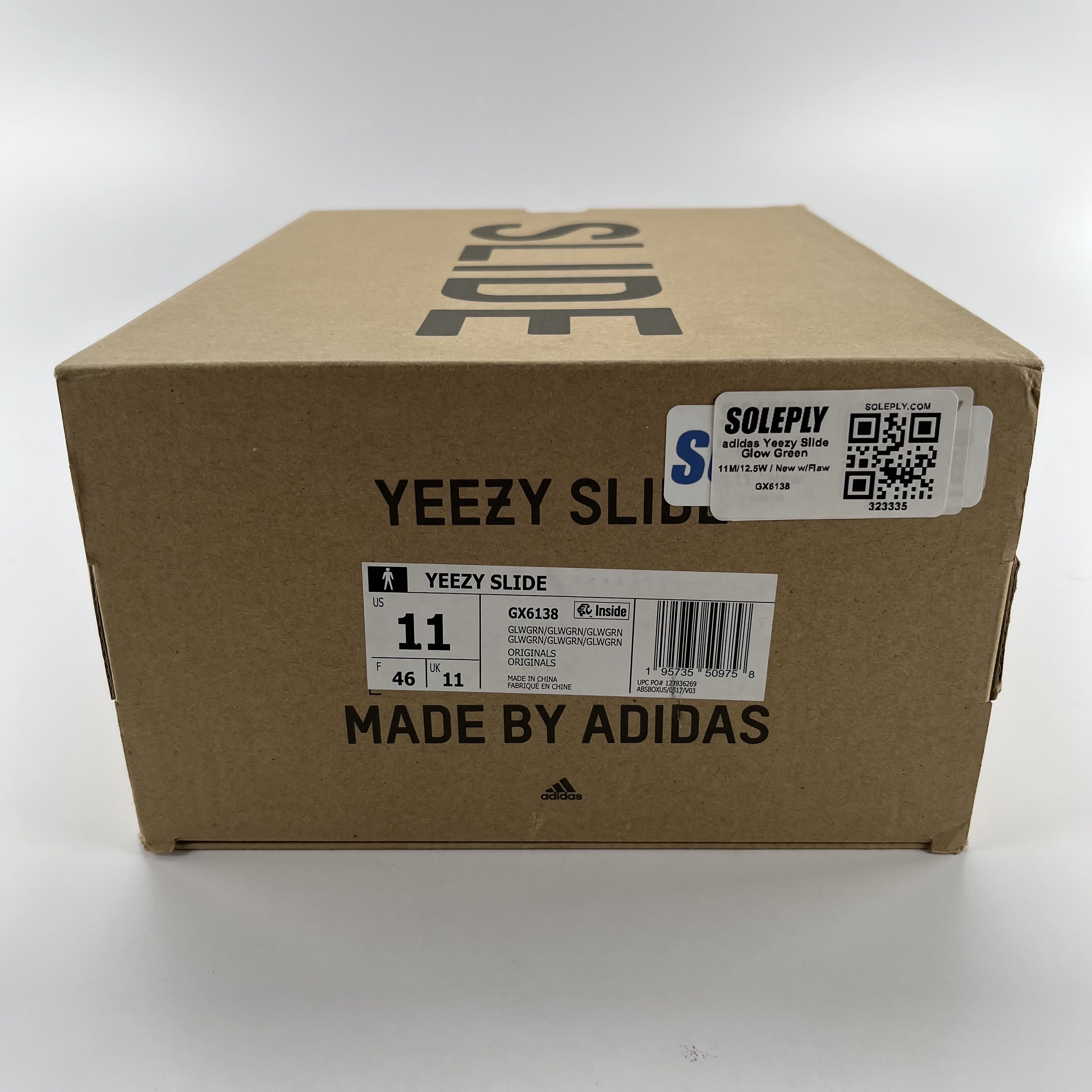 323335 adidas Yeezy Slide Glow Green