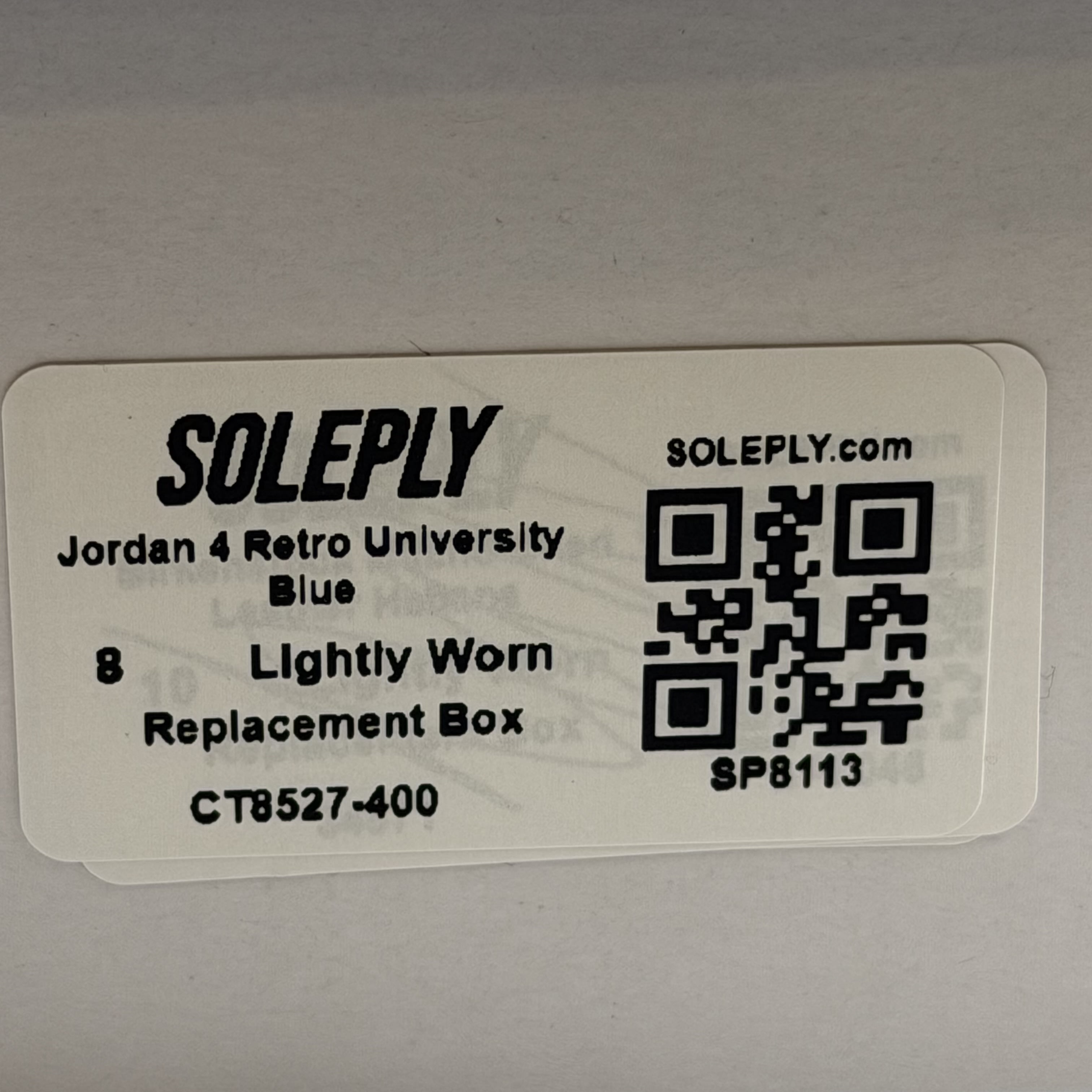 SP8113 Jordan 4 Retro University Blue