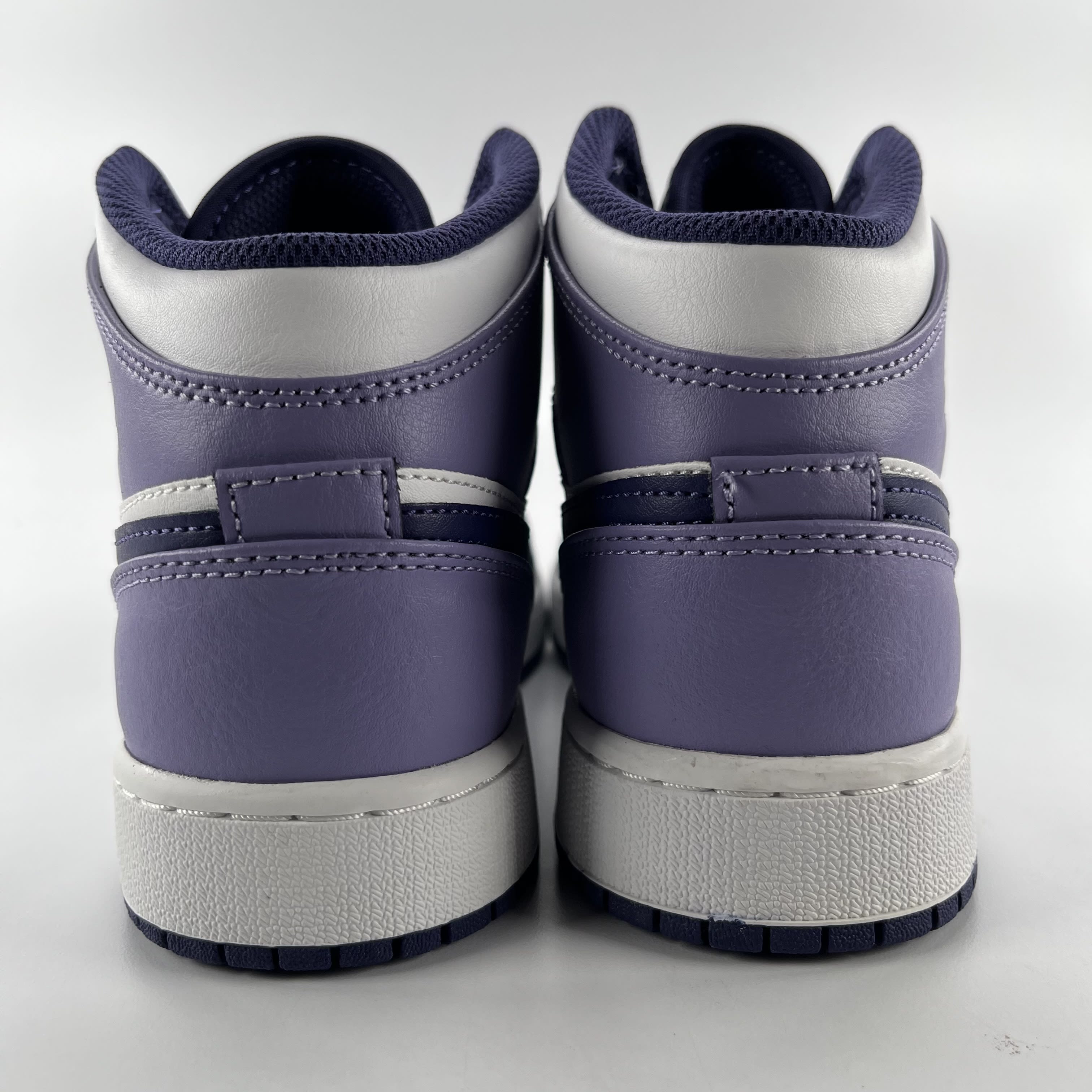 437244 Jordan 1 Mid White Sky J Purple (GS)