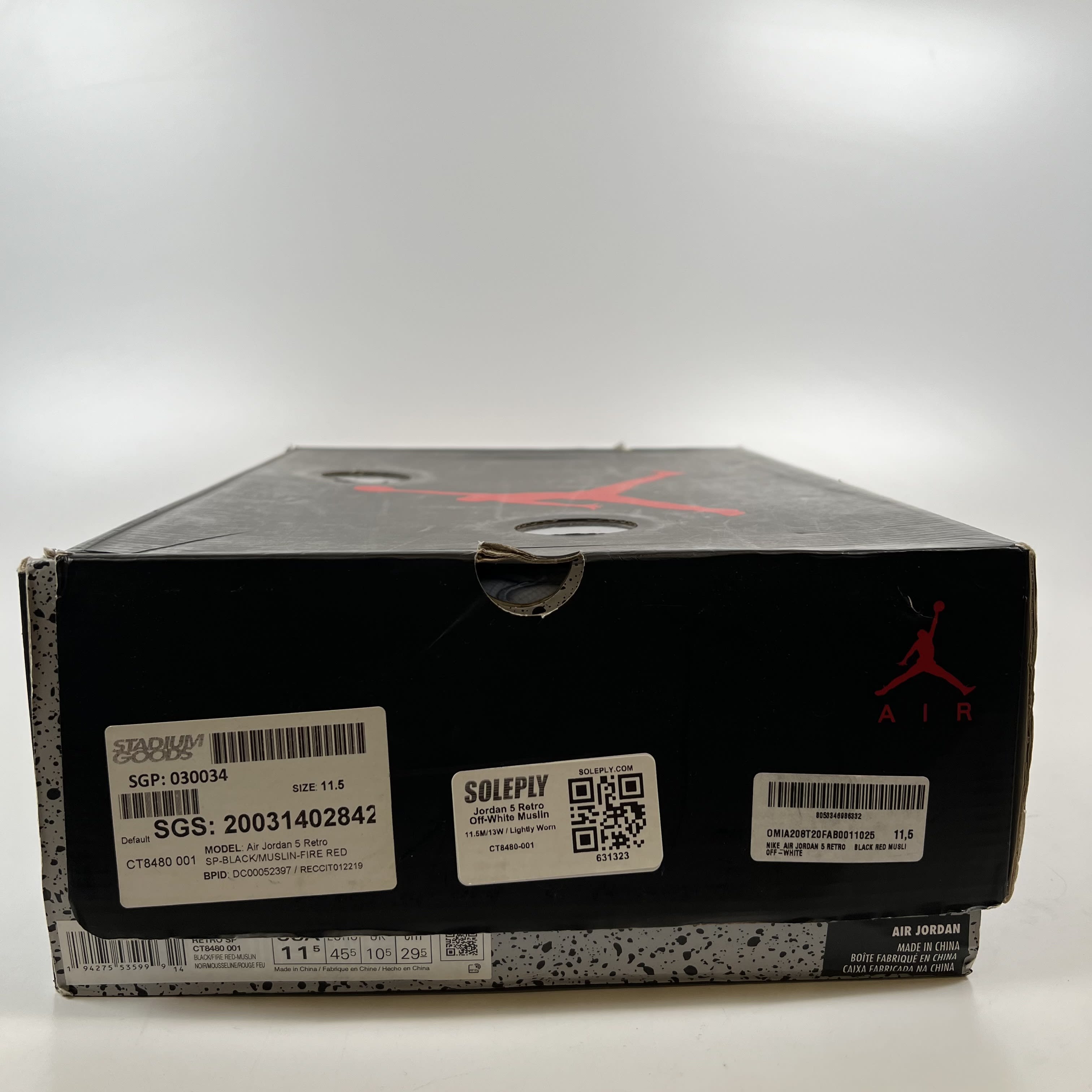631323 Jordan 5 Retro Off-White Muslin