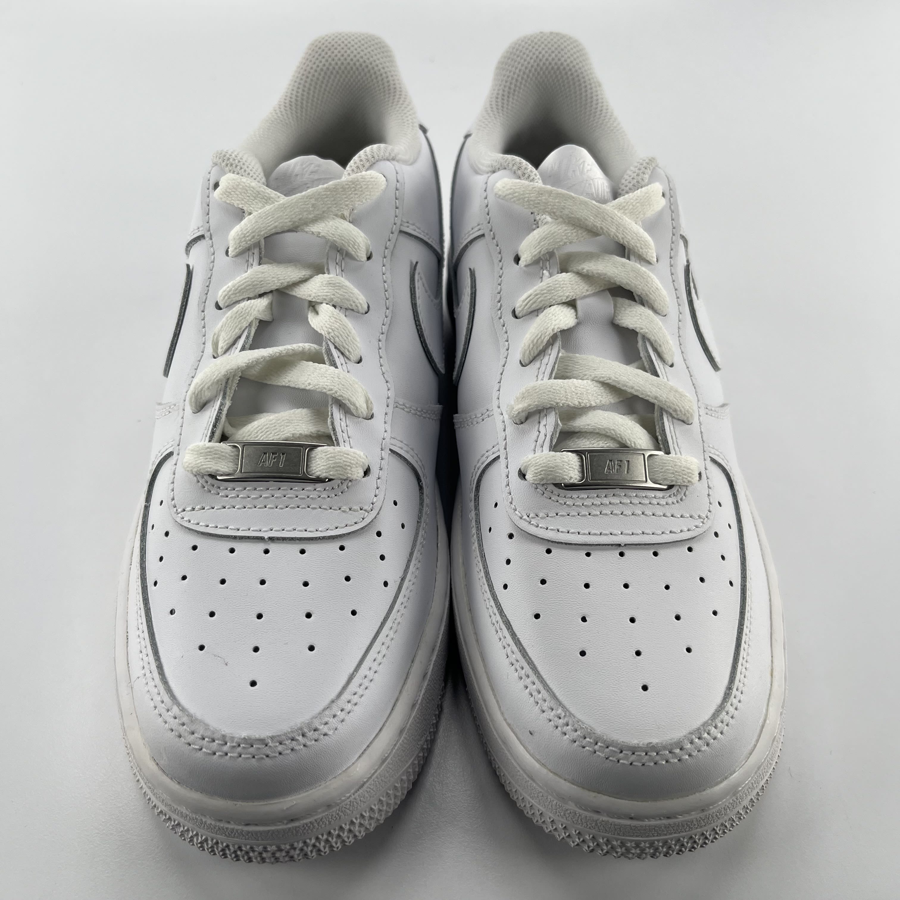 374434 Nike Air Force 1 Low LE Triple White (GS)