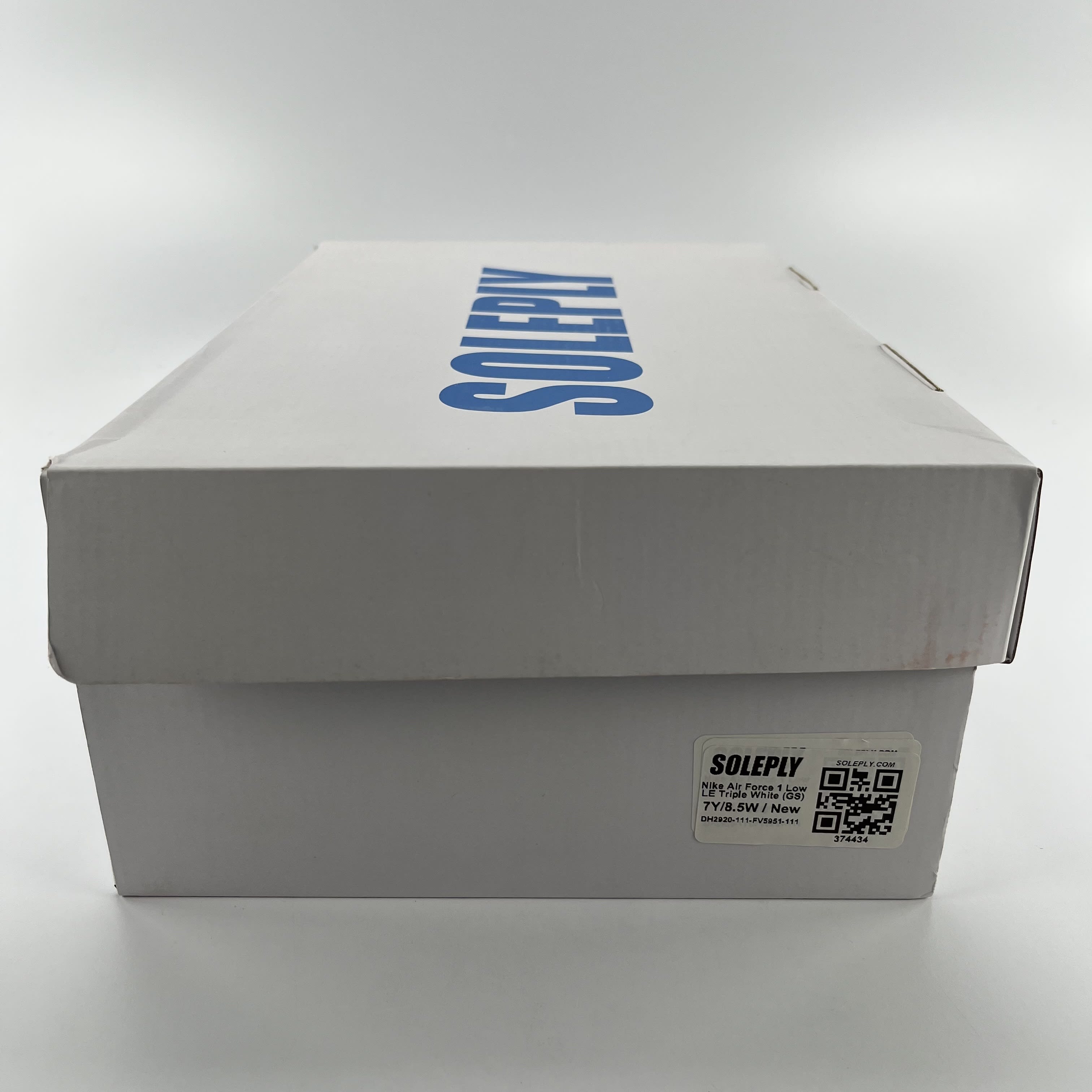 374434 Nike Air Force 1 Low LE Triple White (GS)