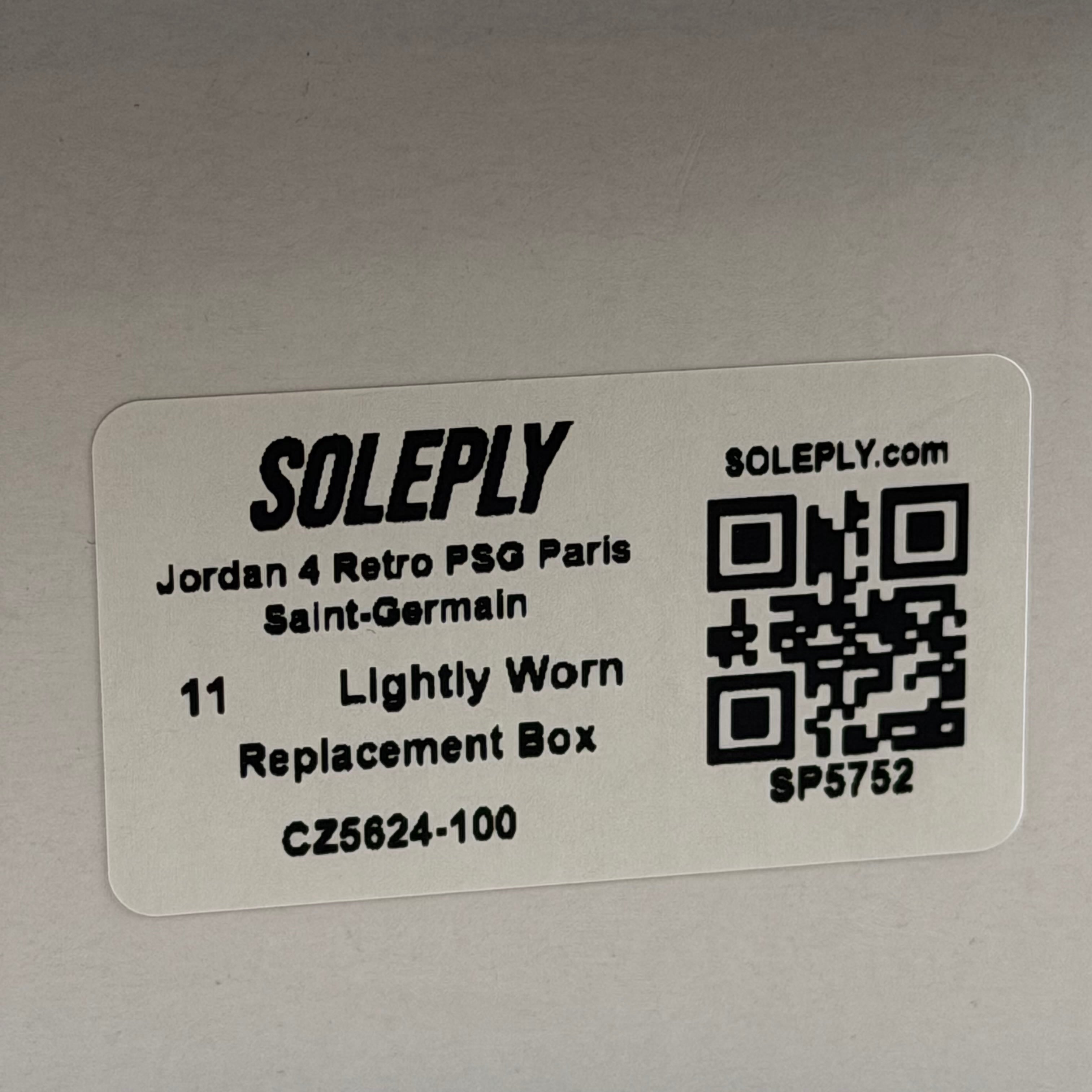 SP5752 Jordan 4 Retro PSG Paris Saint-Germain