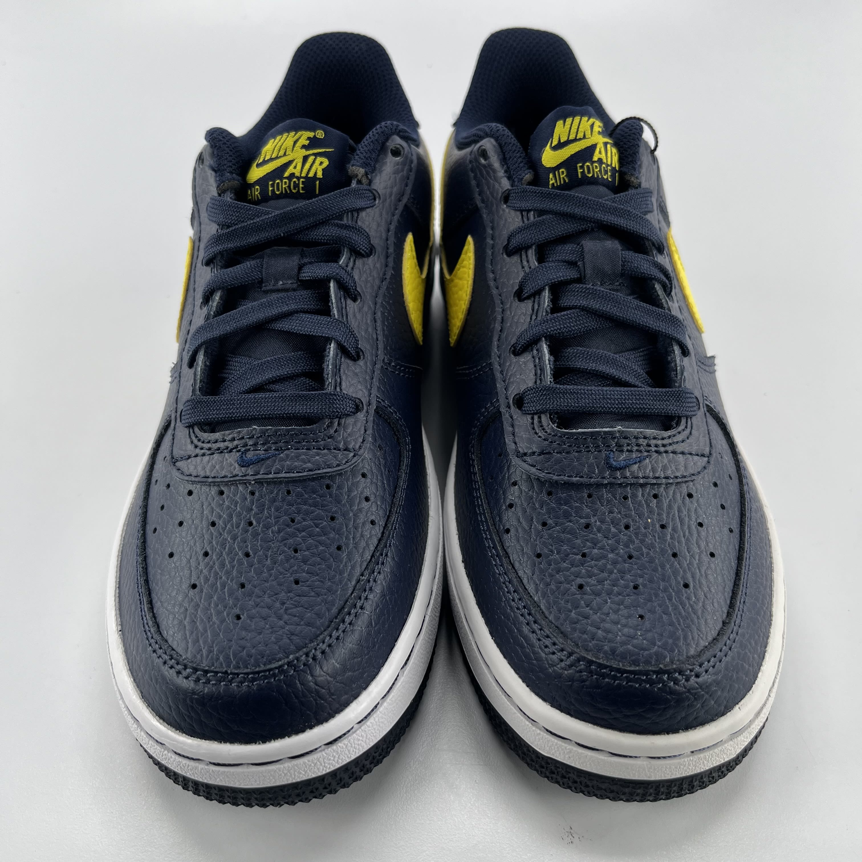 340657 Air Force 1 GS 'Obsidian/Yellow'
