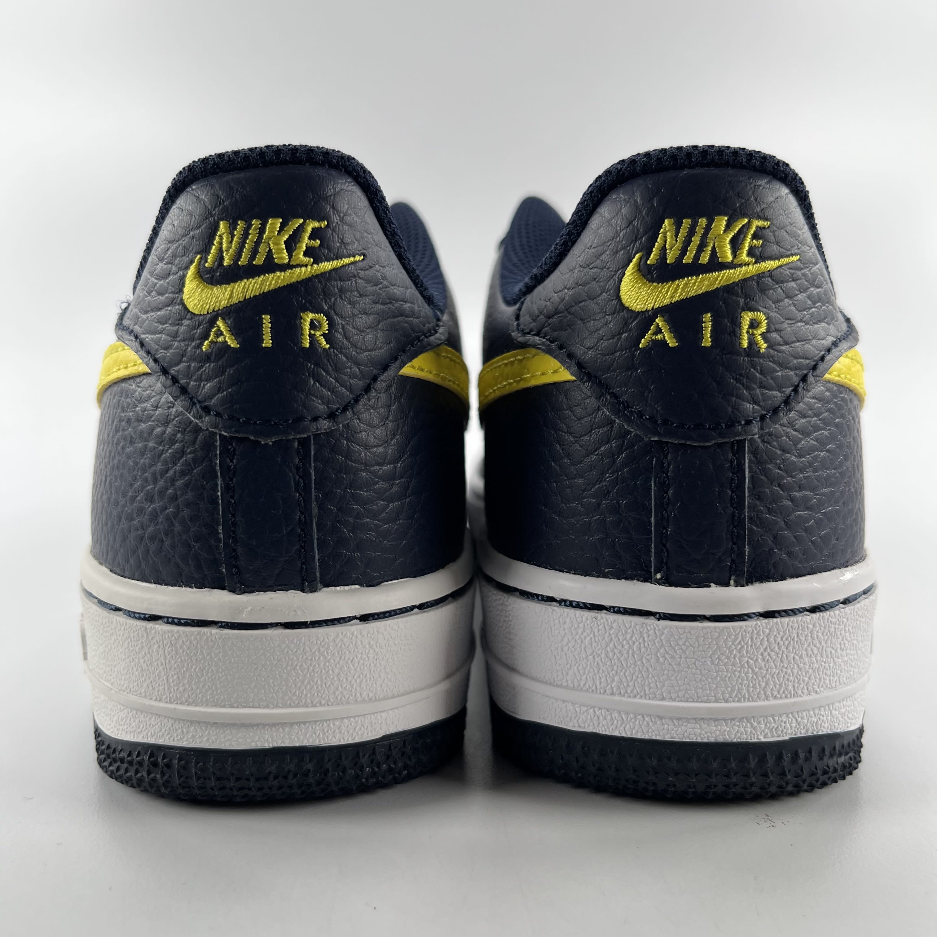 340657 Air Force 1 GS 'Obsidian/Yellow'