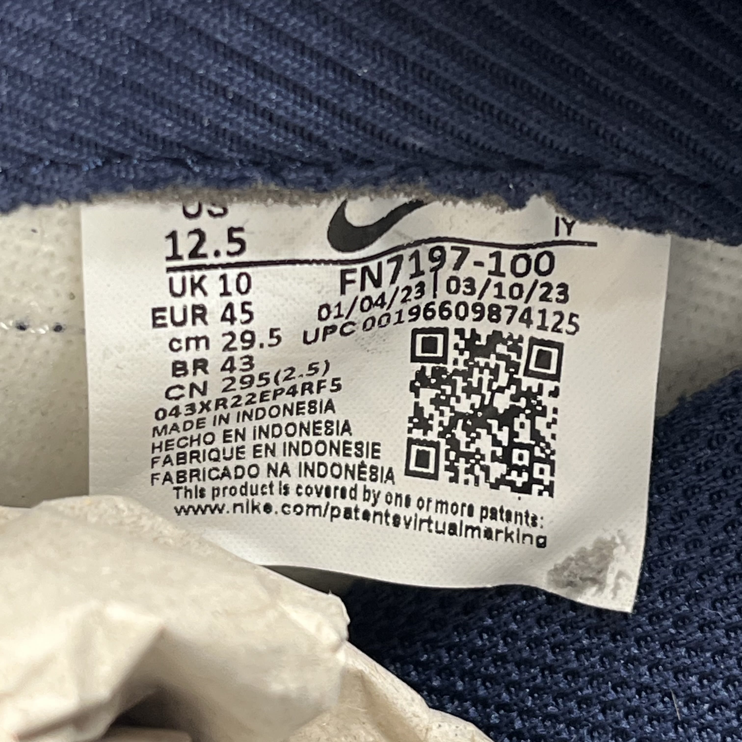 635930 Nike Dunk Low PRM Vintage Navy (Women's)