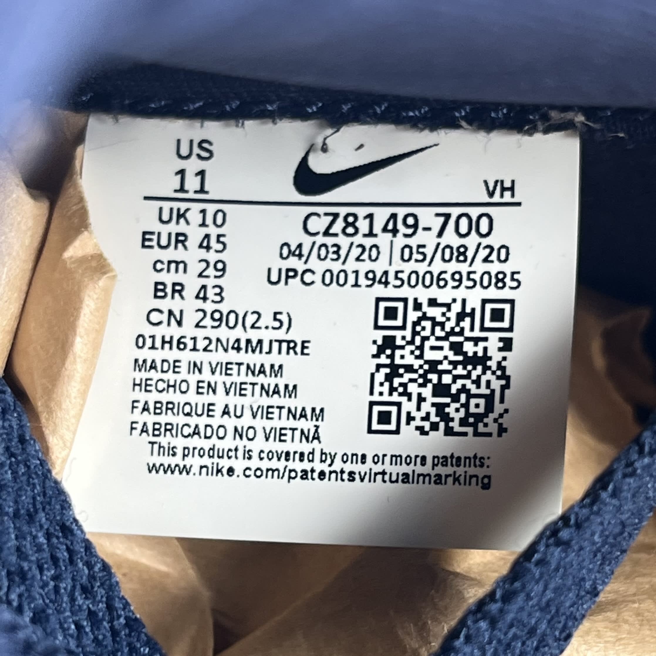 508618 Nike Dunk High SP 'Michigan' 2020
