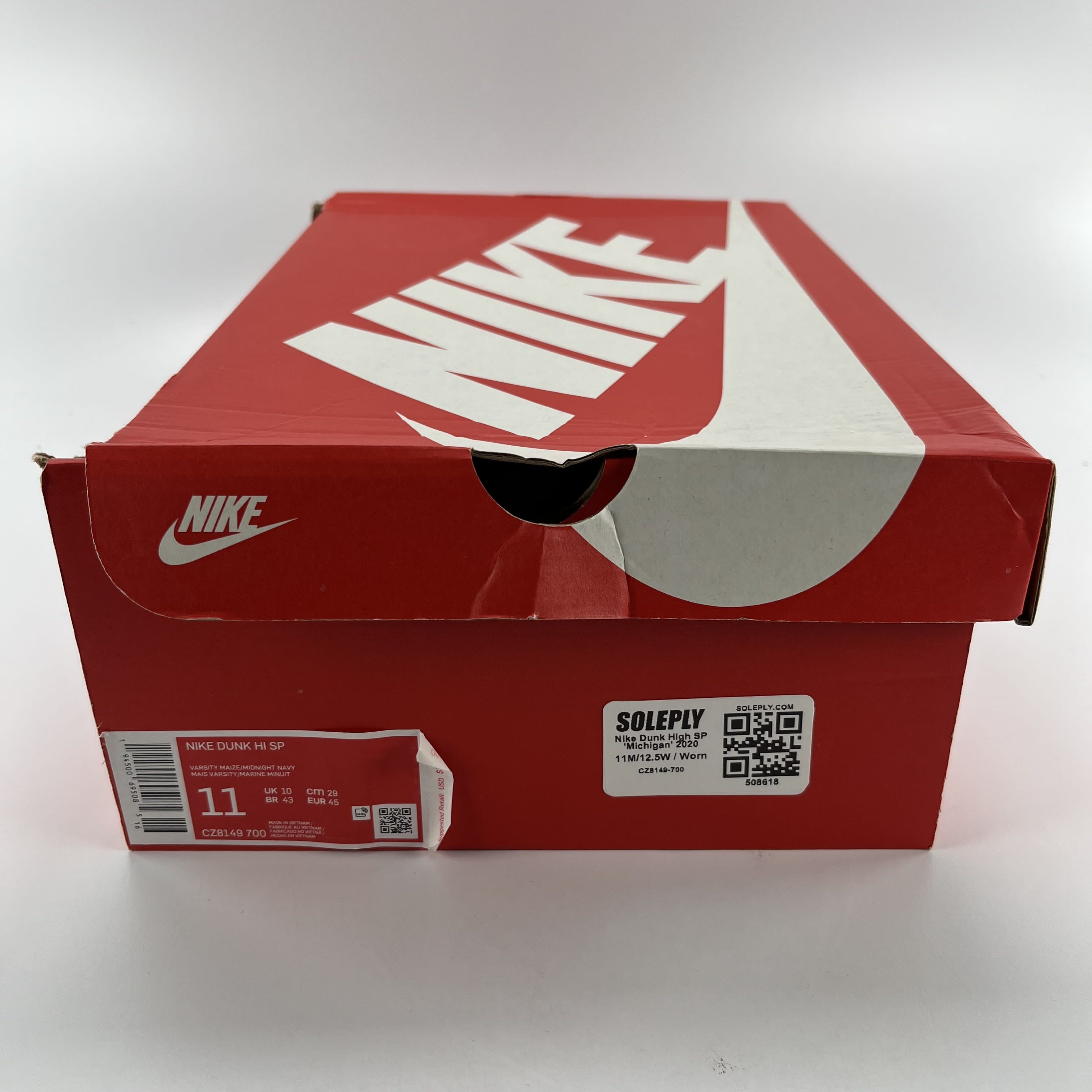 508618 Nike Dunk High SP 'Michigan' 2020
