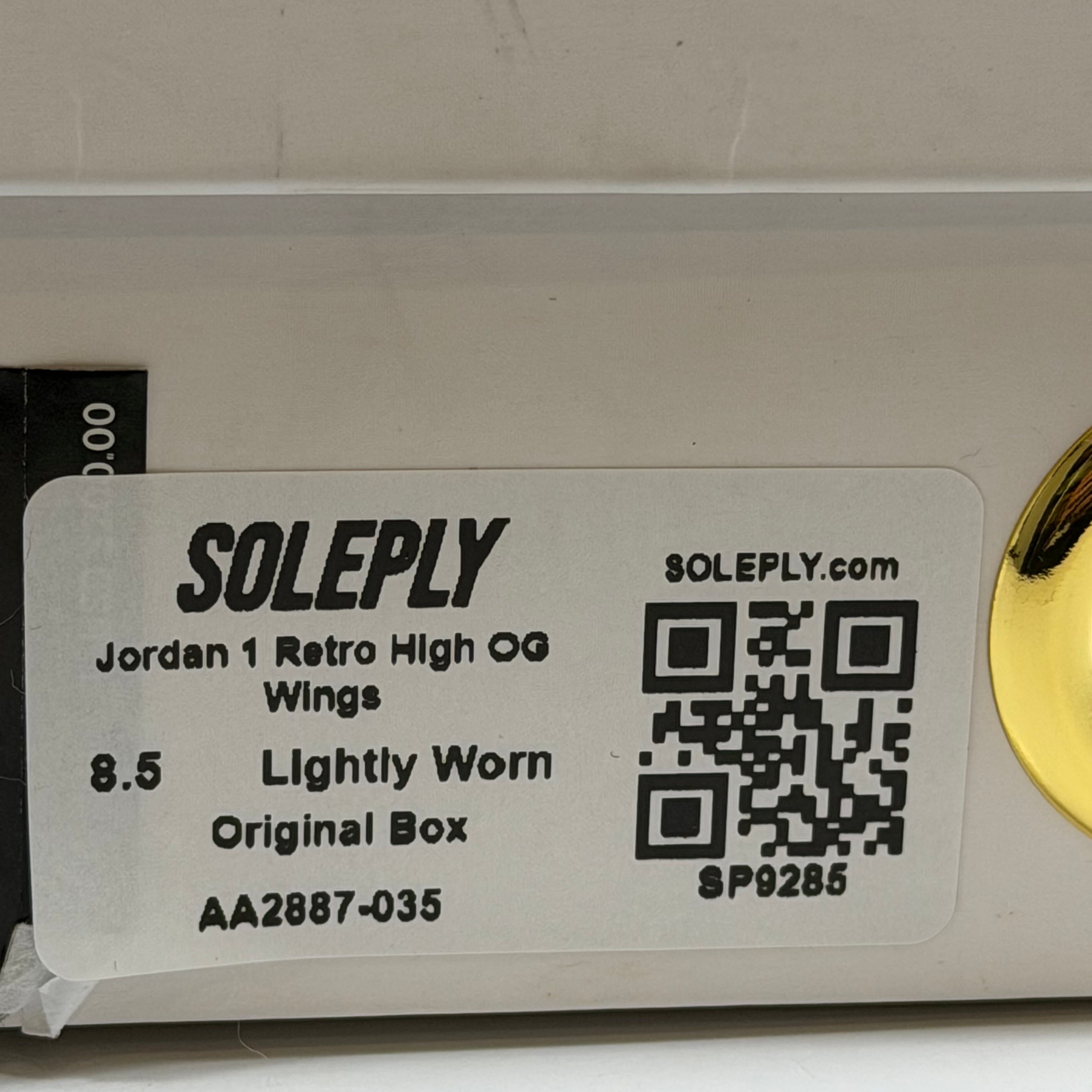 SP9285 Jordan 1 Retro High OG Wings