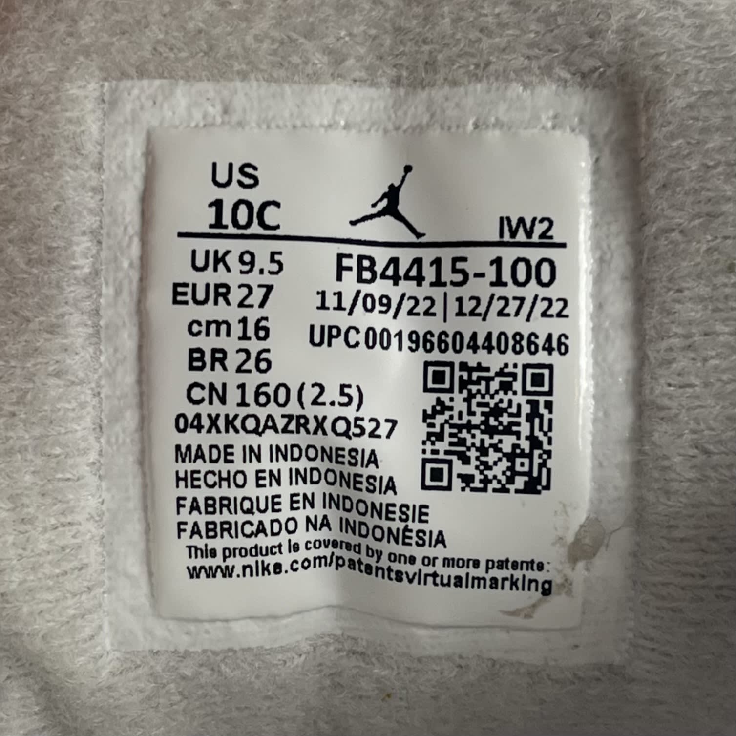 279601 Jordan 3 Retro Hide N' Sneak (TD)