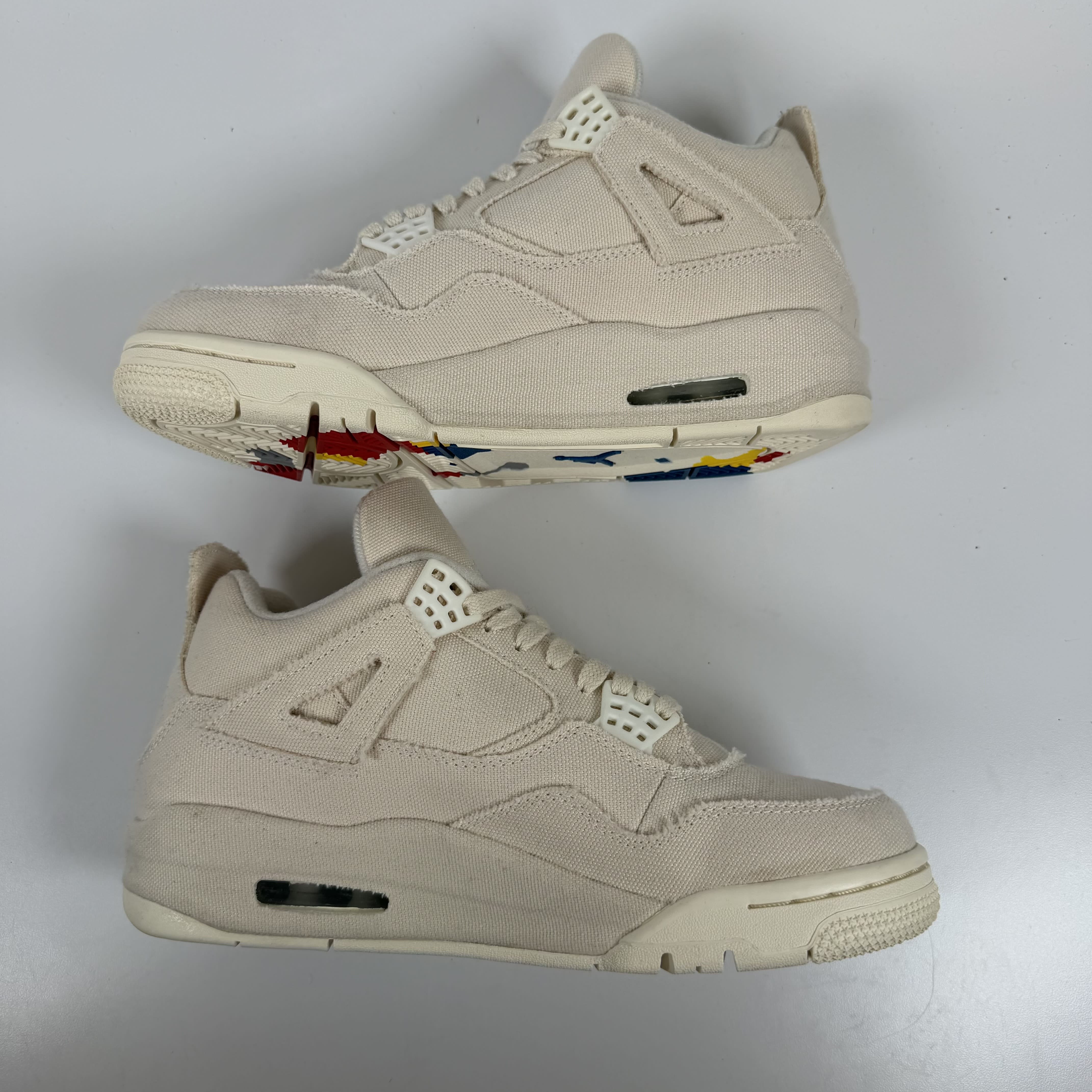 713507 Jordan 4 Retro Blank Canvas (Women's)