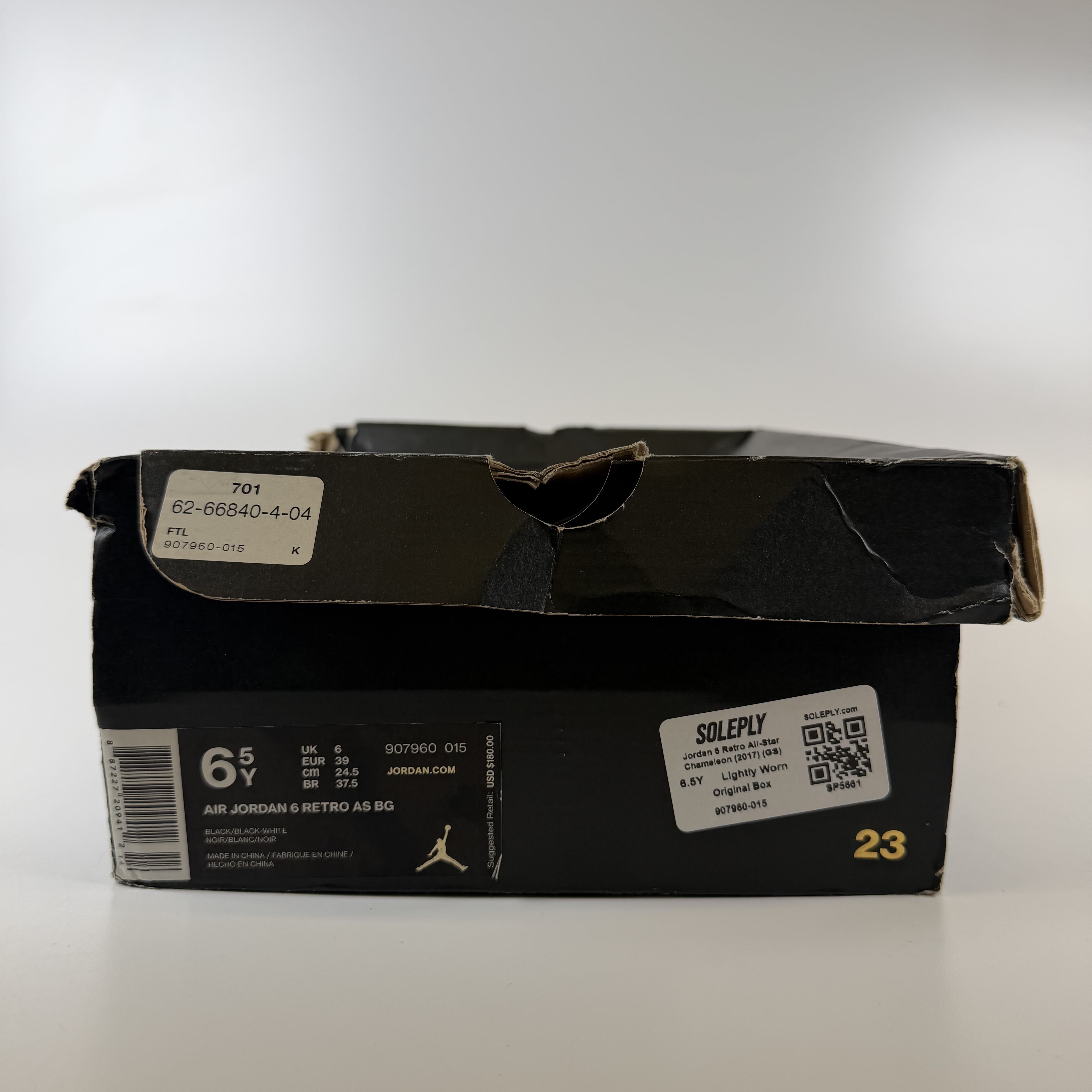 SP5661 Jordan 6 Retro All-Star Chameleon (2017) (GS)