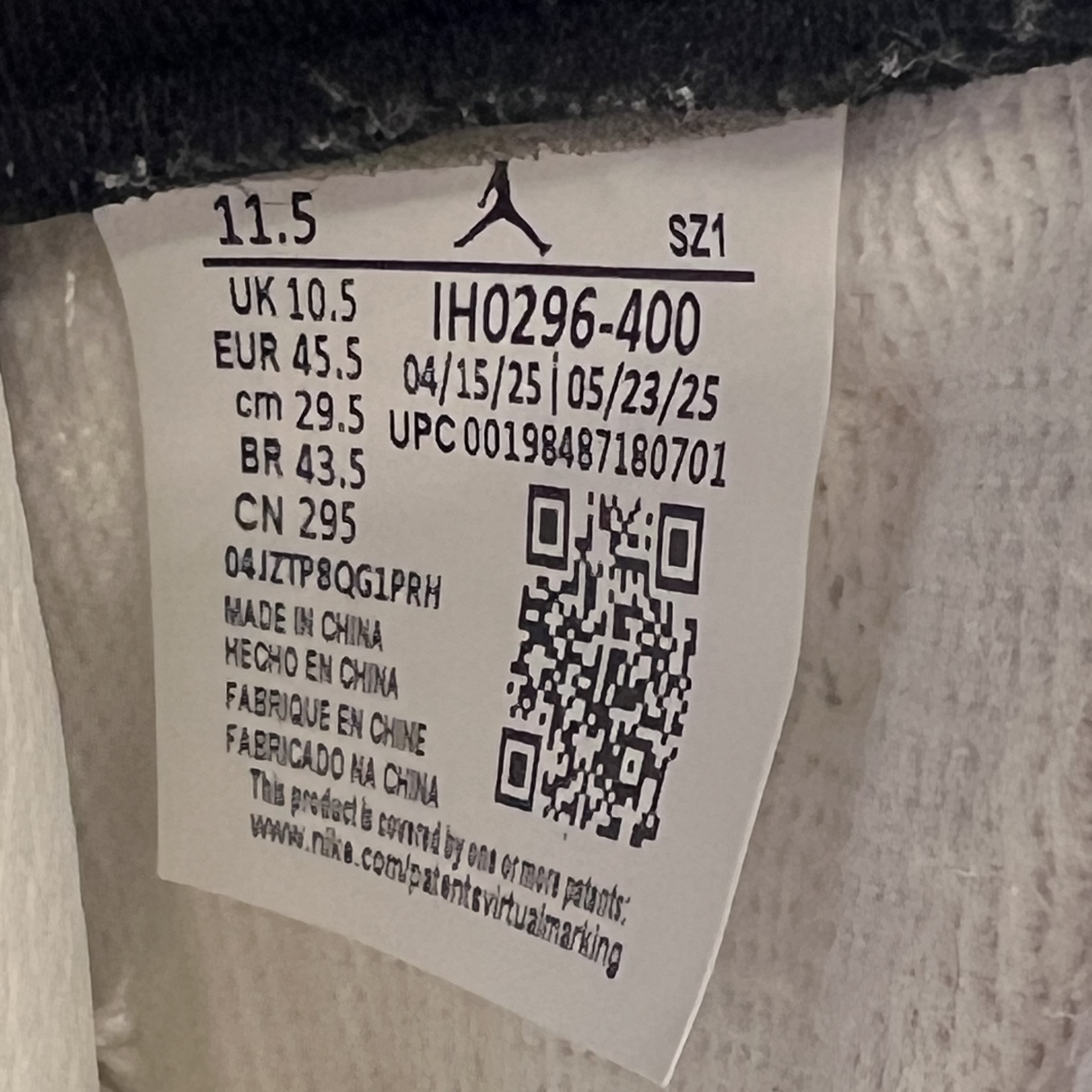 SP4823 Jordan 11 Retro Rare Air