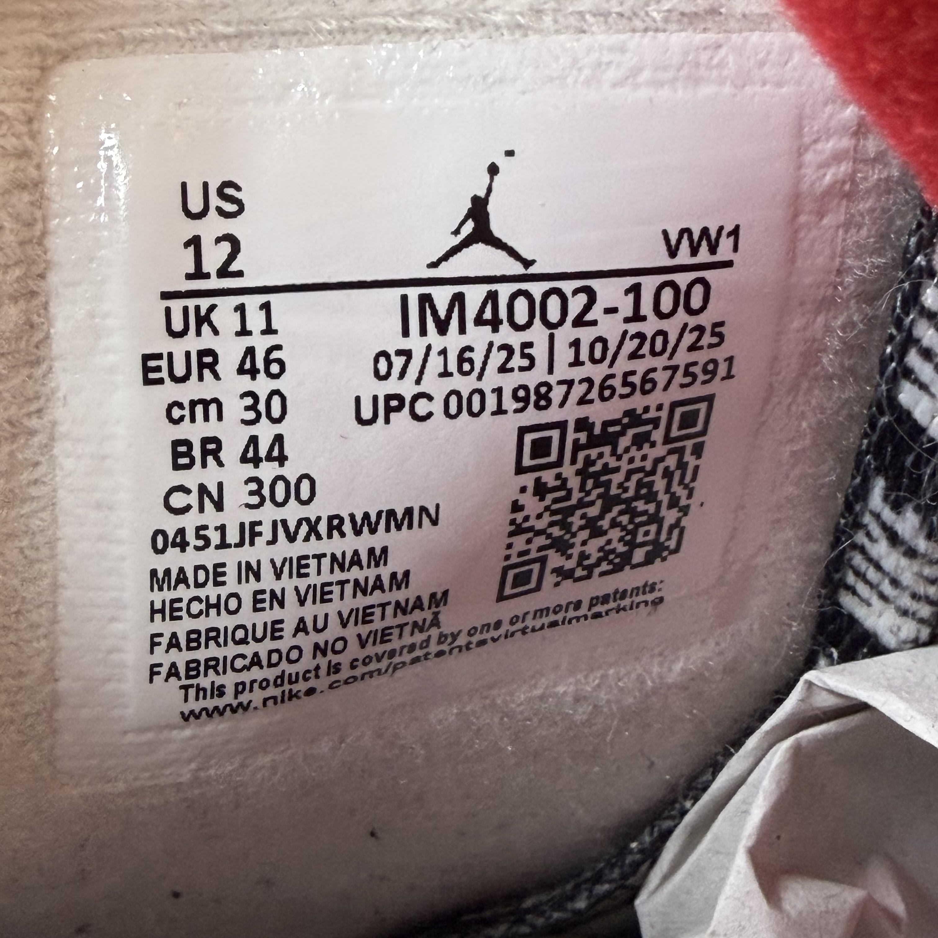 SP8048 Jordan 4 Retro OG Flight Club
