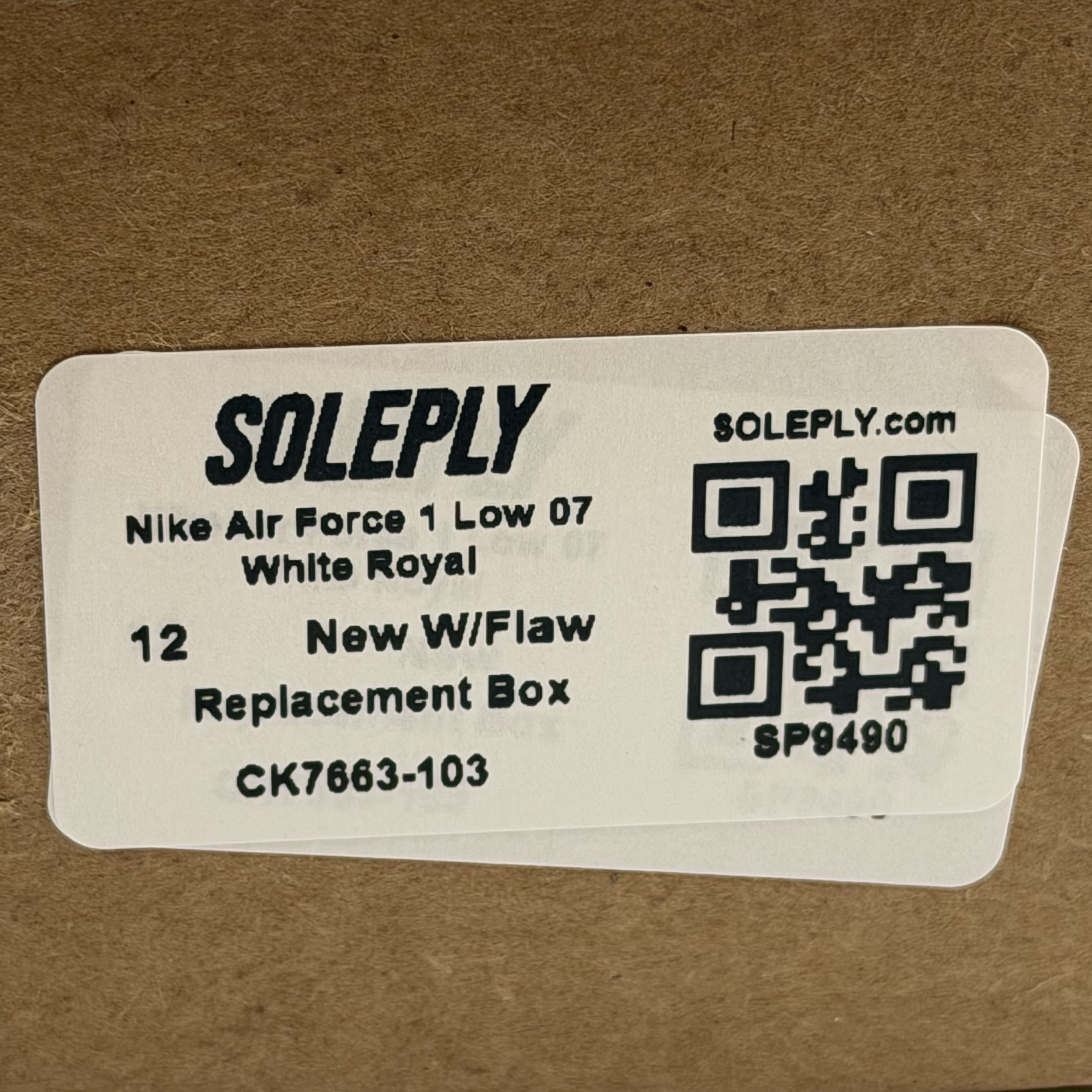 SP9490 Nike Air Force 1 Low 07 White Royal