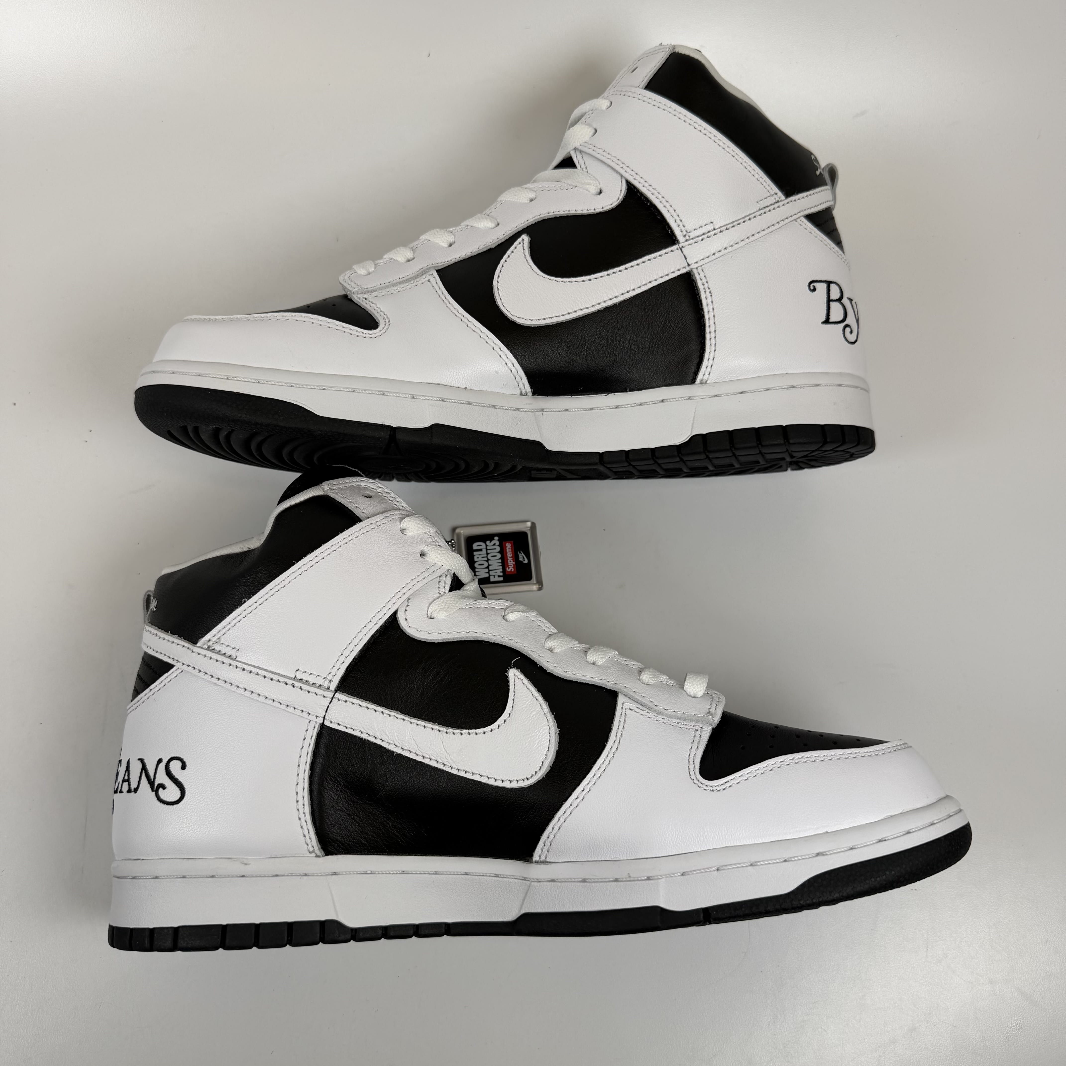 SP12049 Nike SB Dunk High Supreme By Any Means Black