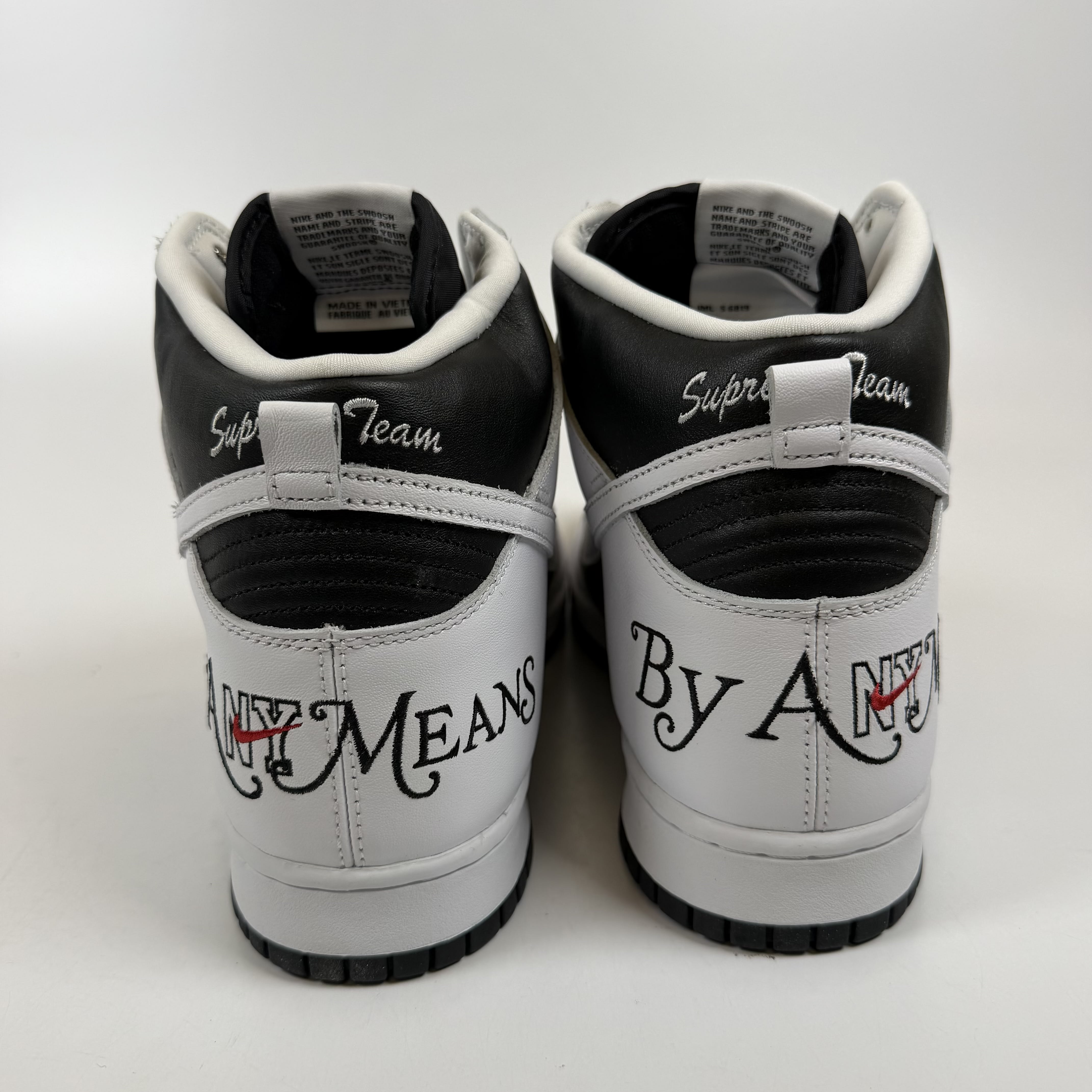 SP12049 Nike SB Dunk High Supreme By Any Means Black