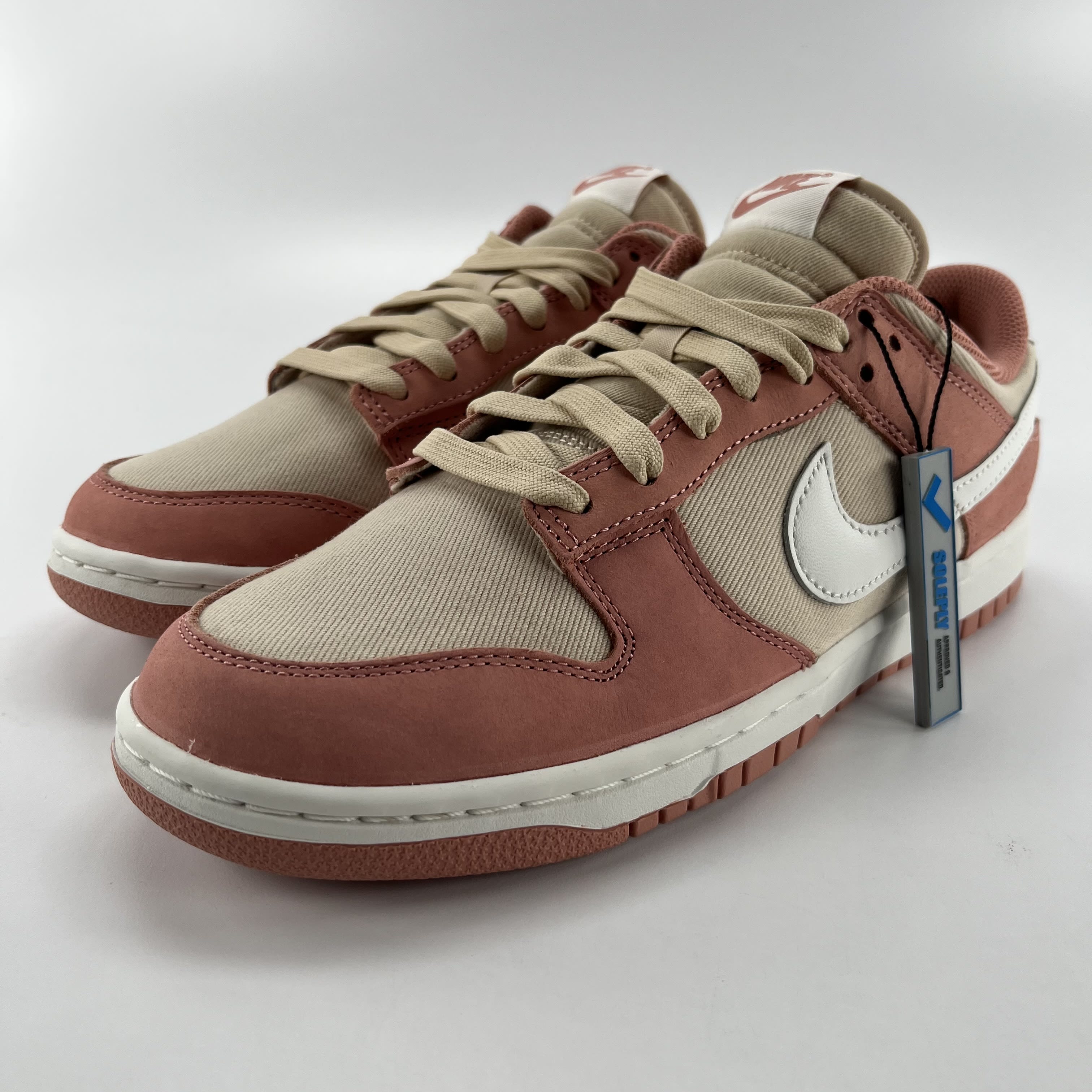 454248 Nike Dunk Low PRM Red Stardust