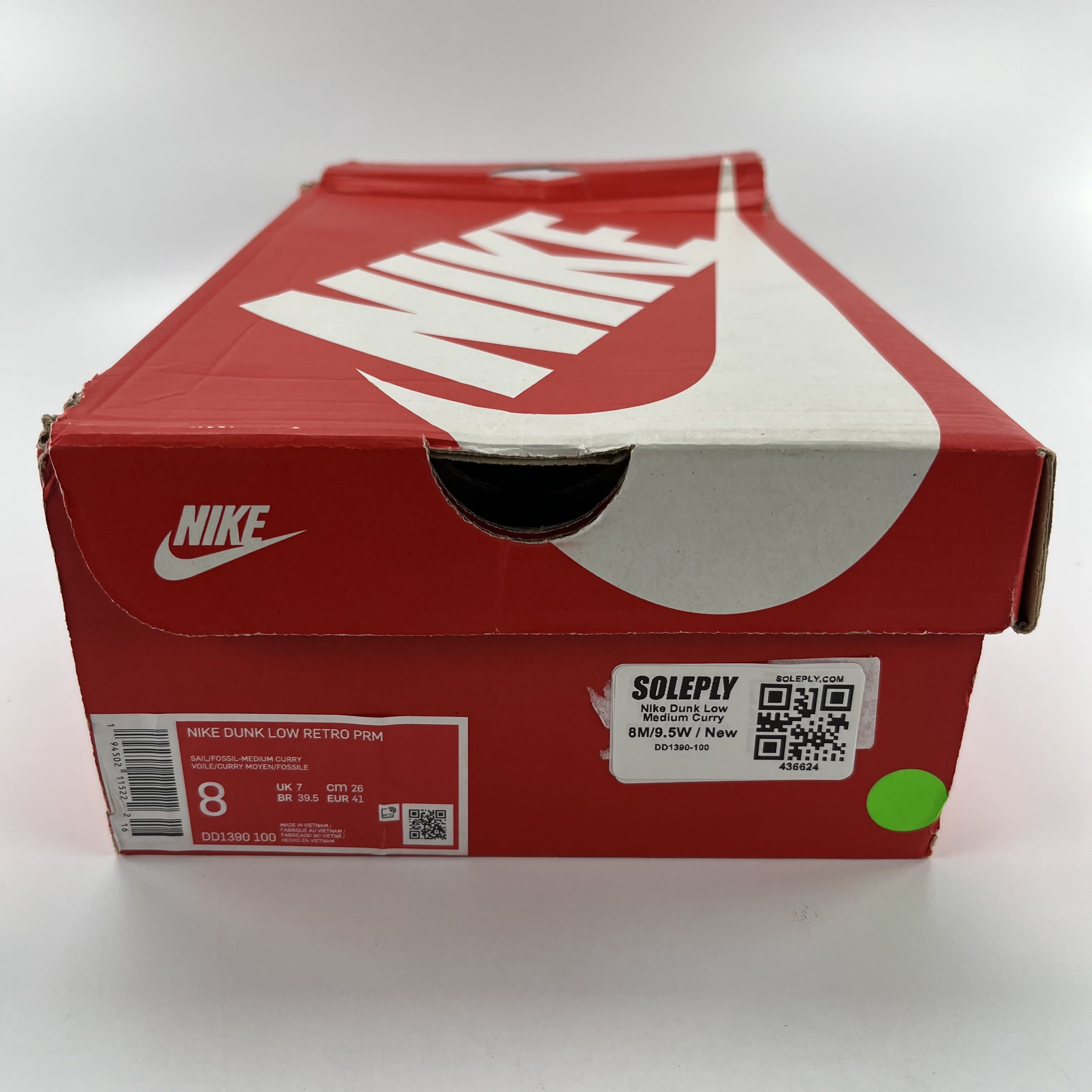 436624 Nike Dunk Low Medium Curry
