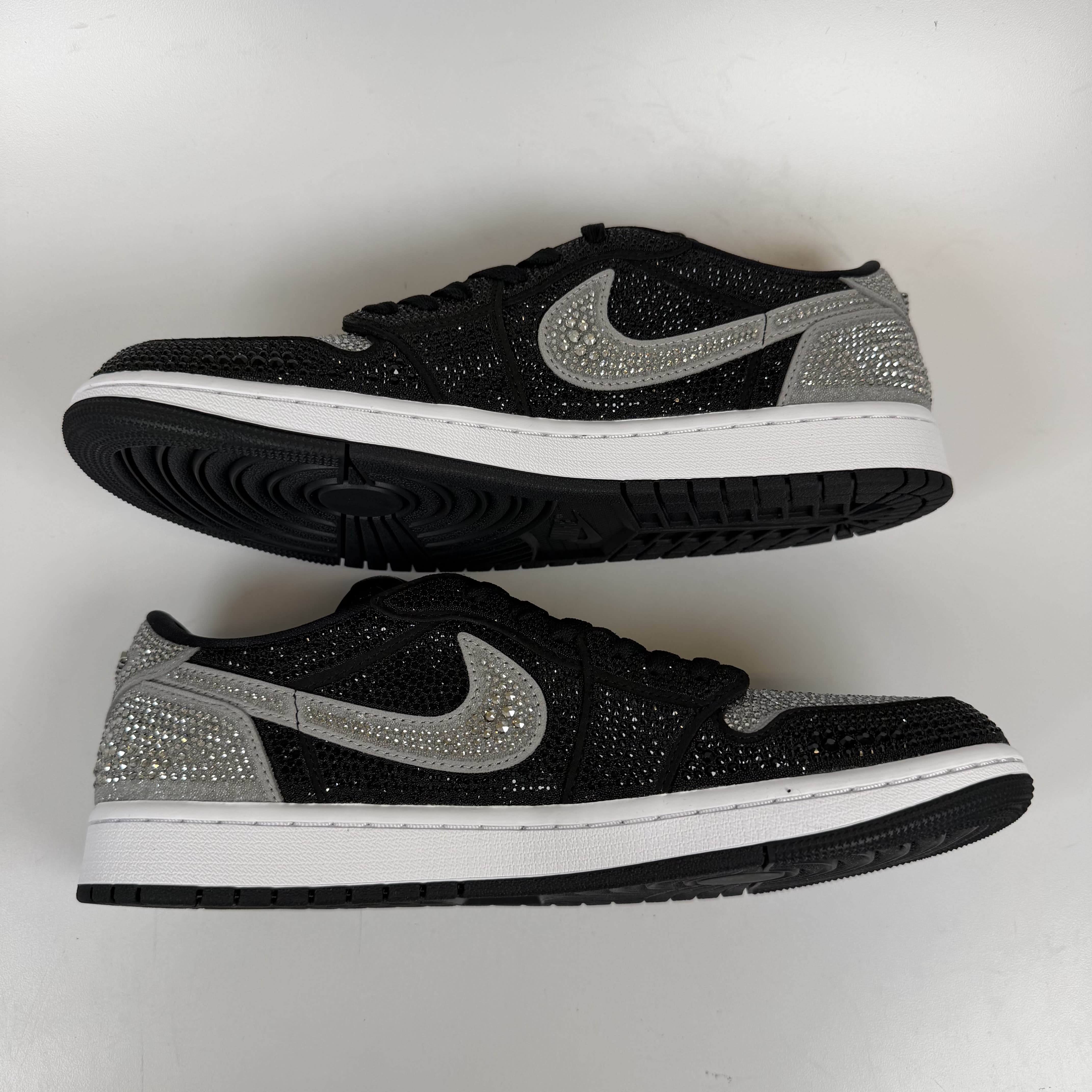 SP13253 Jordan 1 Retro Low OG Swarovski Stealth (Women's)