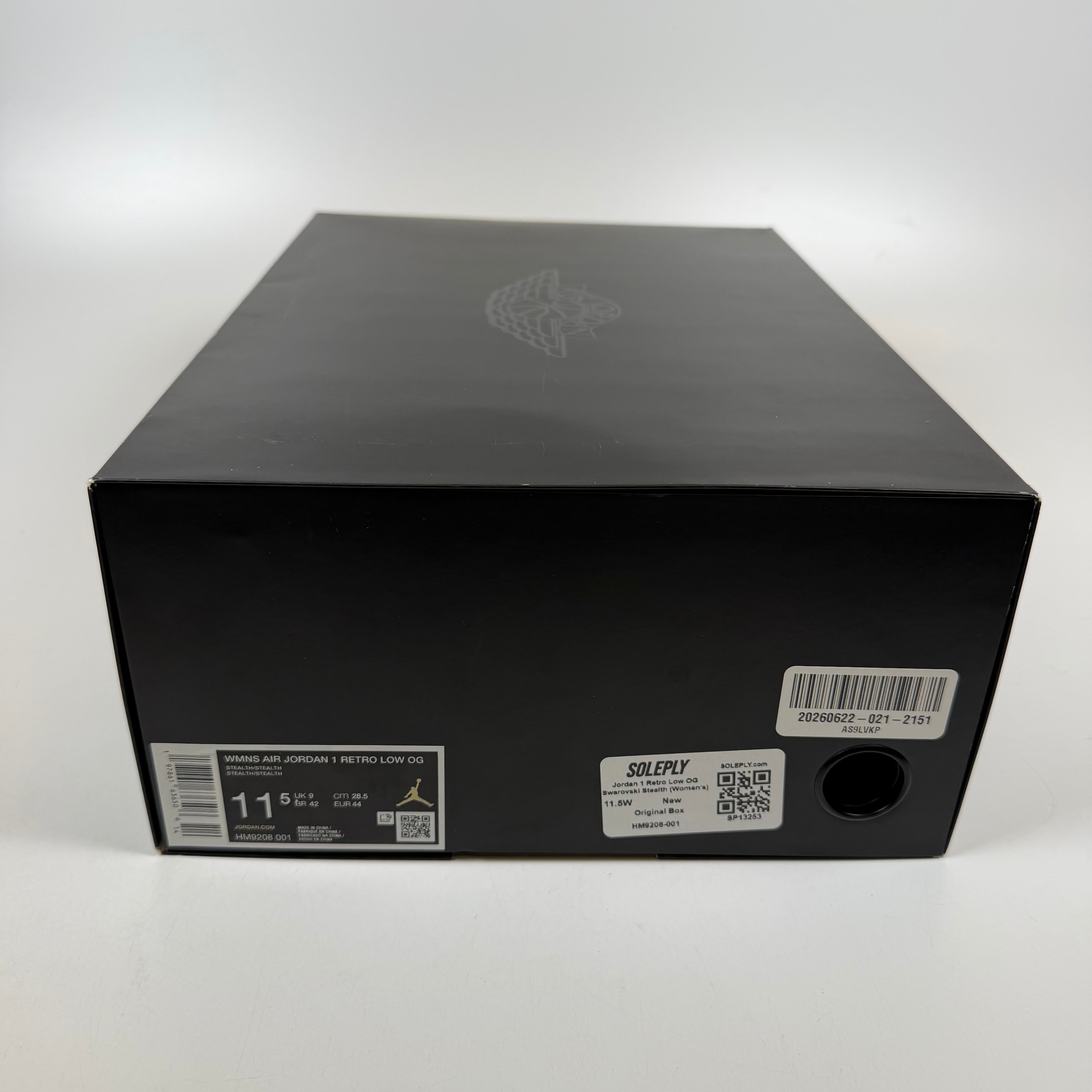 SP13253 Jordan 1 Retro Low OG Swarovski Stealth (Women's)